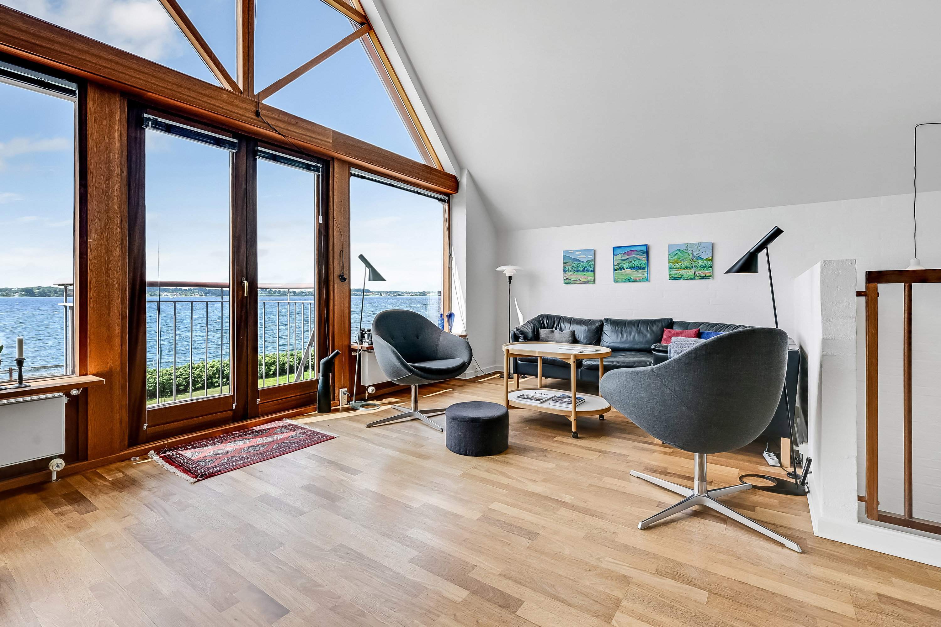 Fremhævet stue billede i fuldskærmstilstand. Billede af Ved Fyret 25, Strib, 5500 Middelfart