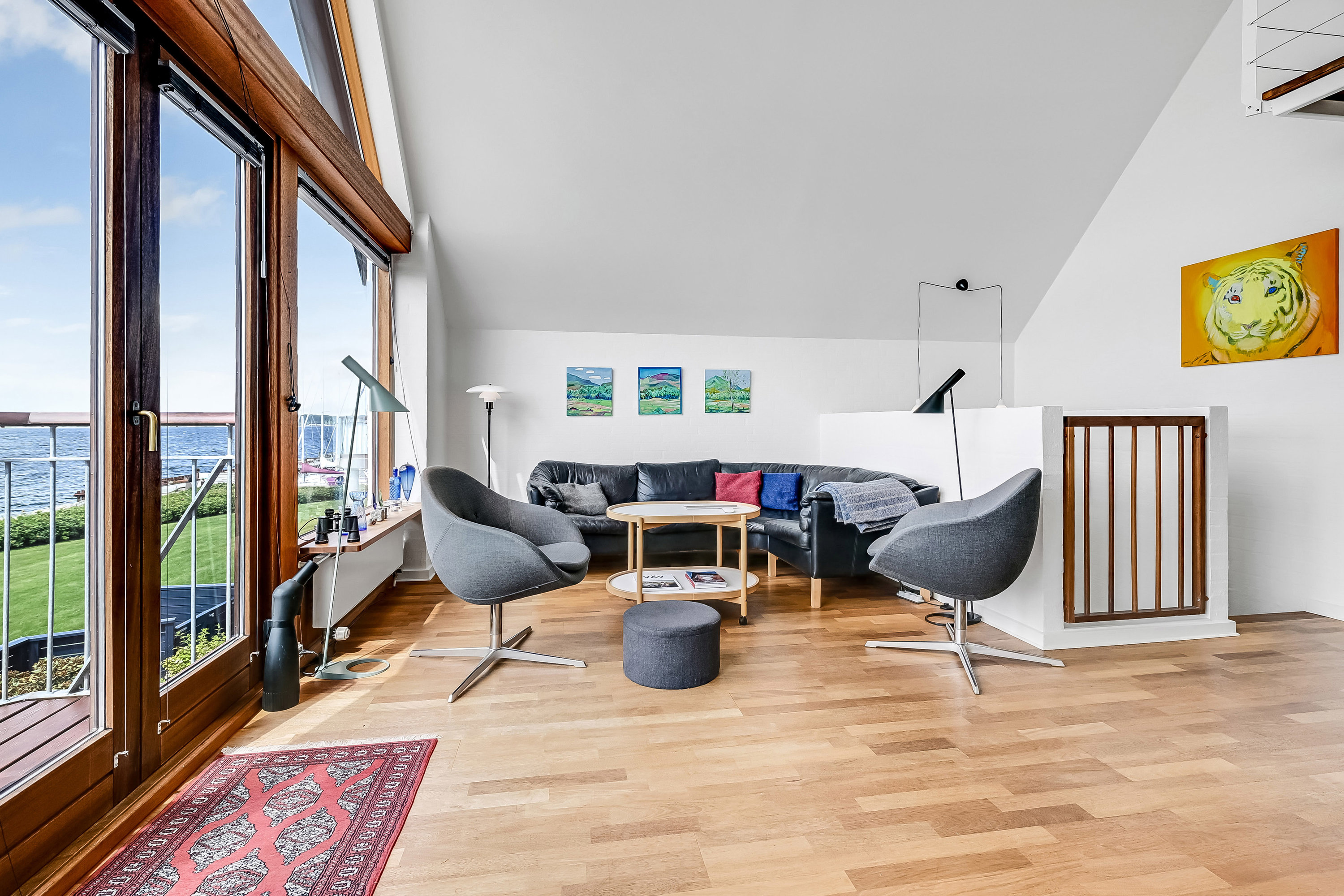 Fremhævet stue billede i fuldskærmstilstand. Billede af Ved Fyret 25, Strib, 5500 Middelfart