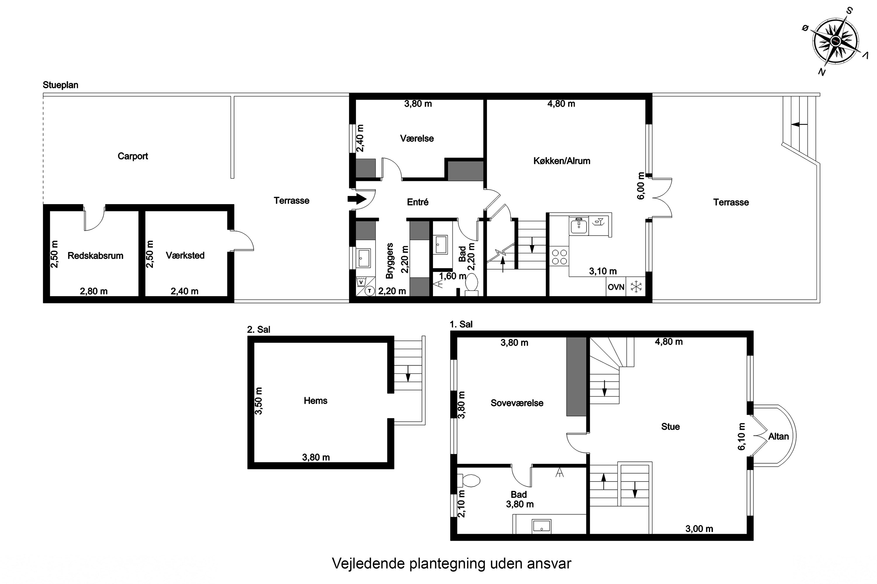 Plantegninger billede af Ved Fyret 25, Strib, 5500 Middelfart