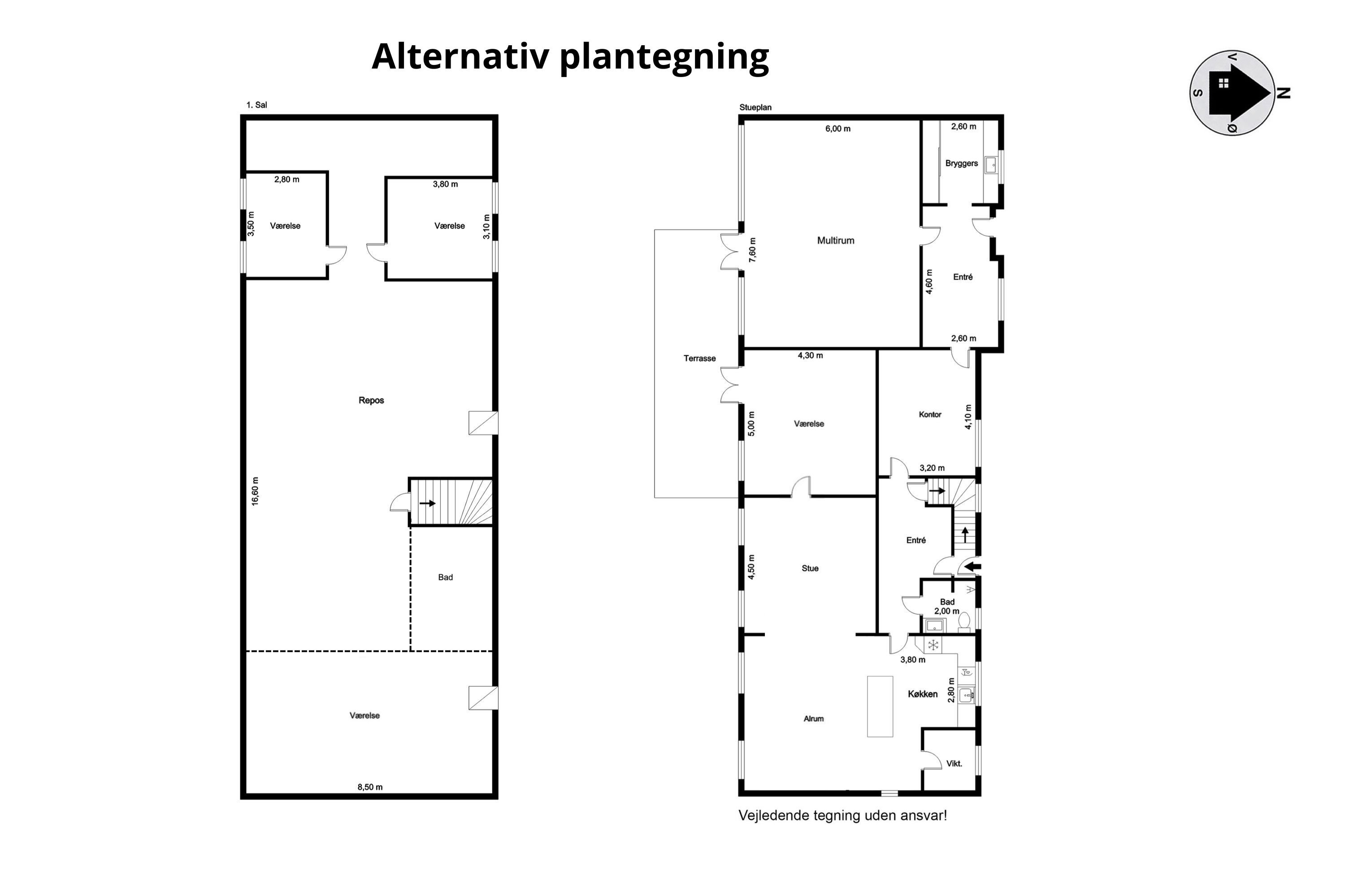 Plantegninger billede af Grænsevej 20, Sæd, 6270 Tønder