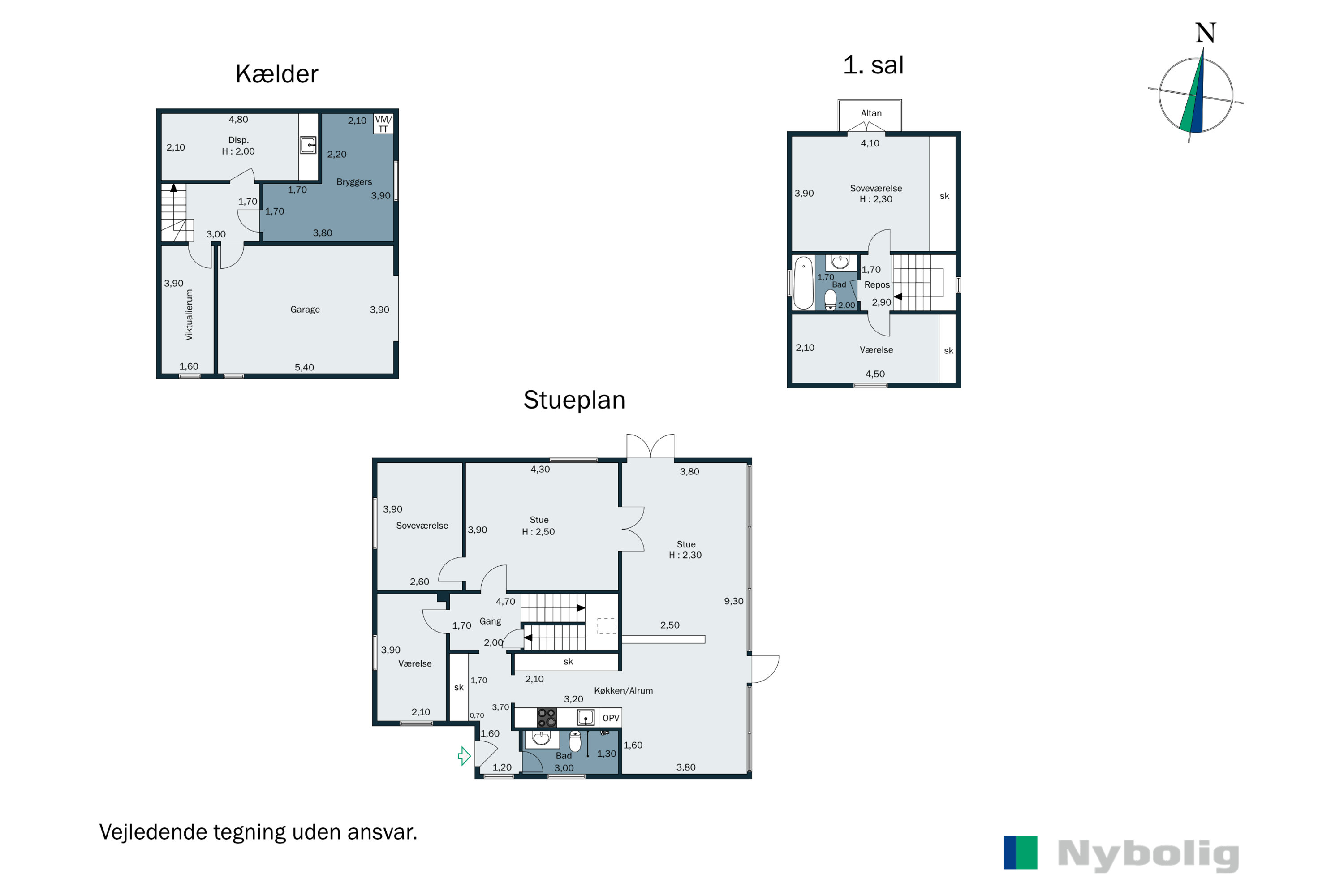 Plantegninger billede af Ryes Møllevej 62, 6100 Haderslev