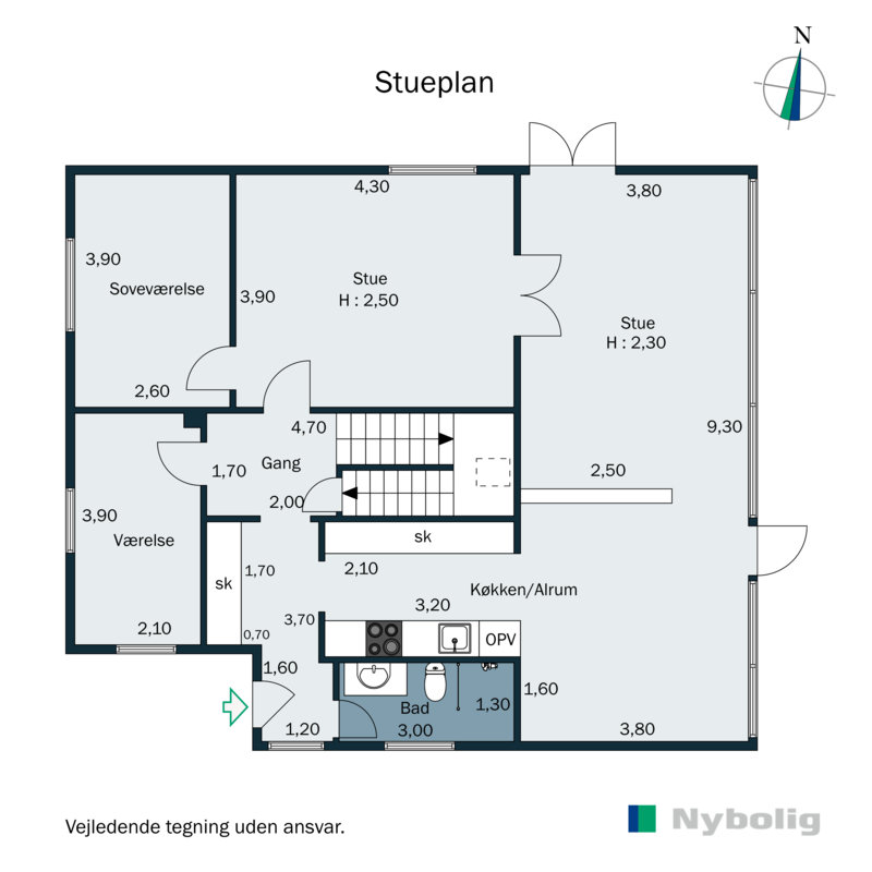 Plantegninger billede af Ryes Møllevej 62, 6100 Haderslev