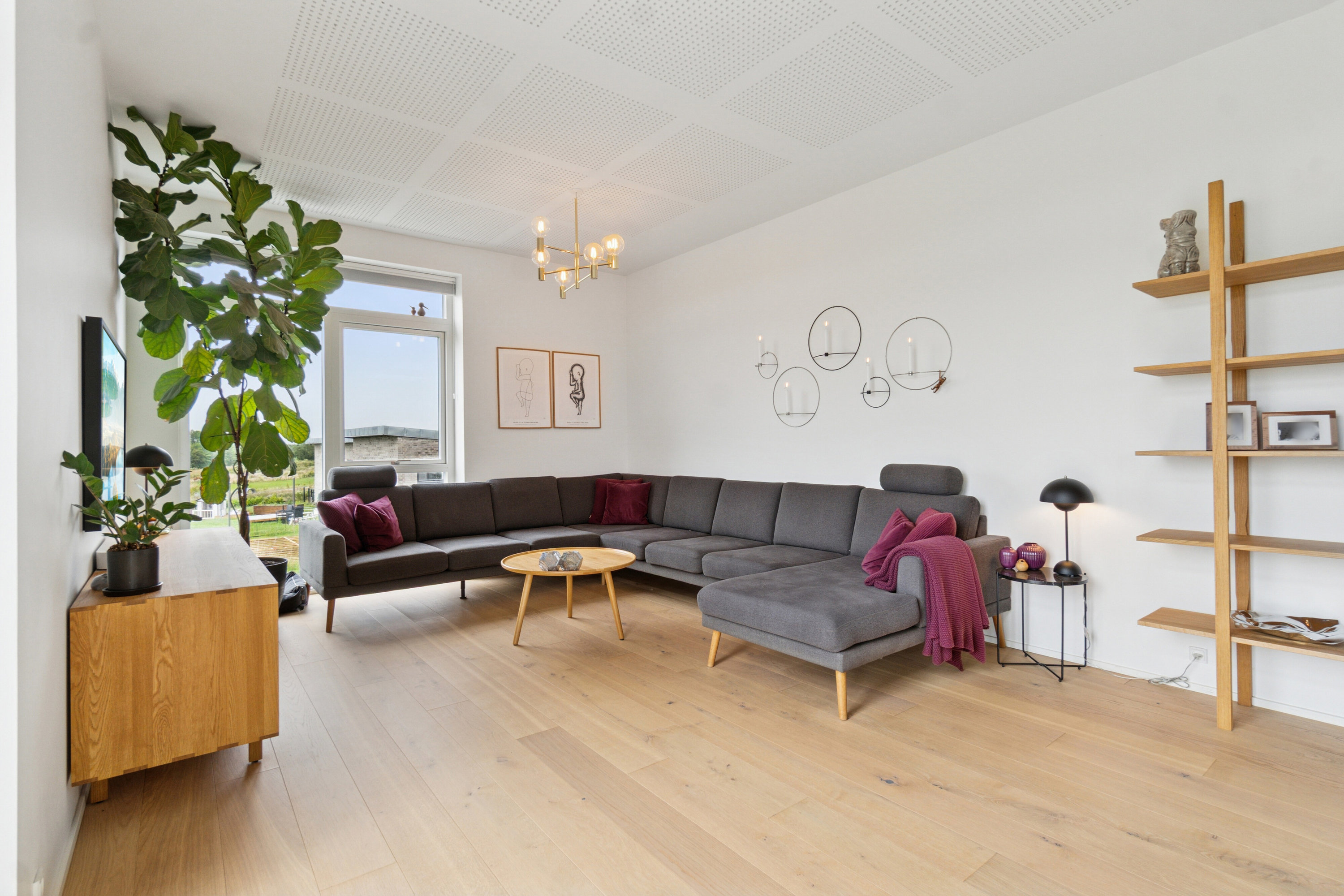 Fremhævet stue billede i fuldskærmstilstand. Billede af Stjernebakken 85, 4200 Slagelse