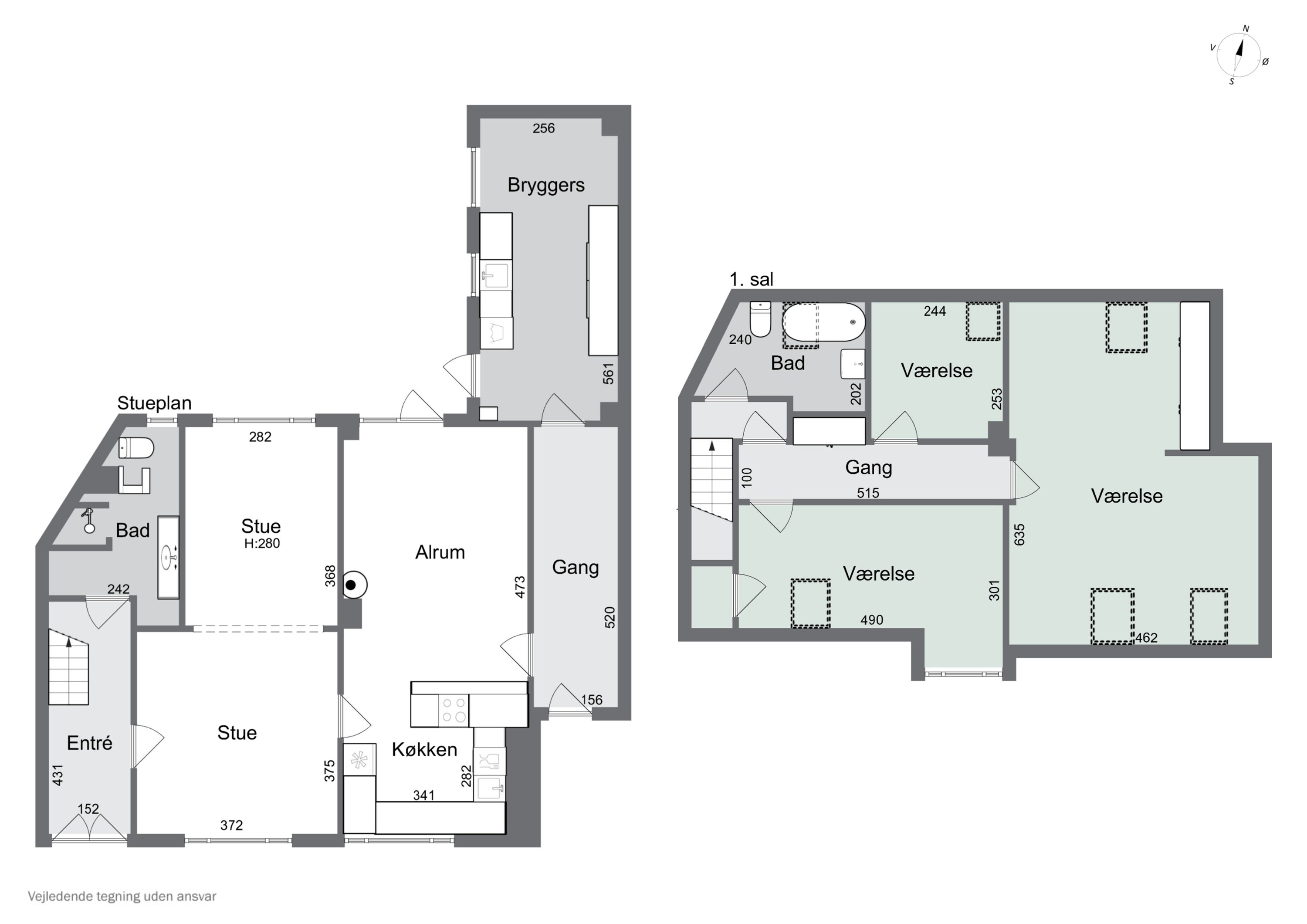 Plantegninger billede af Magstræde 3, Rønne, 3700 Rønne