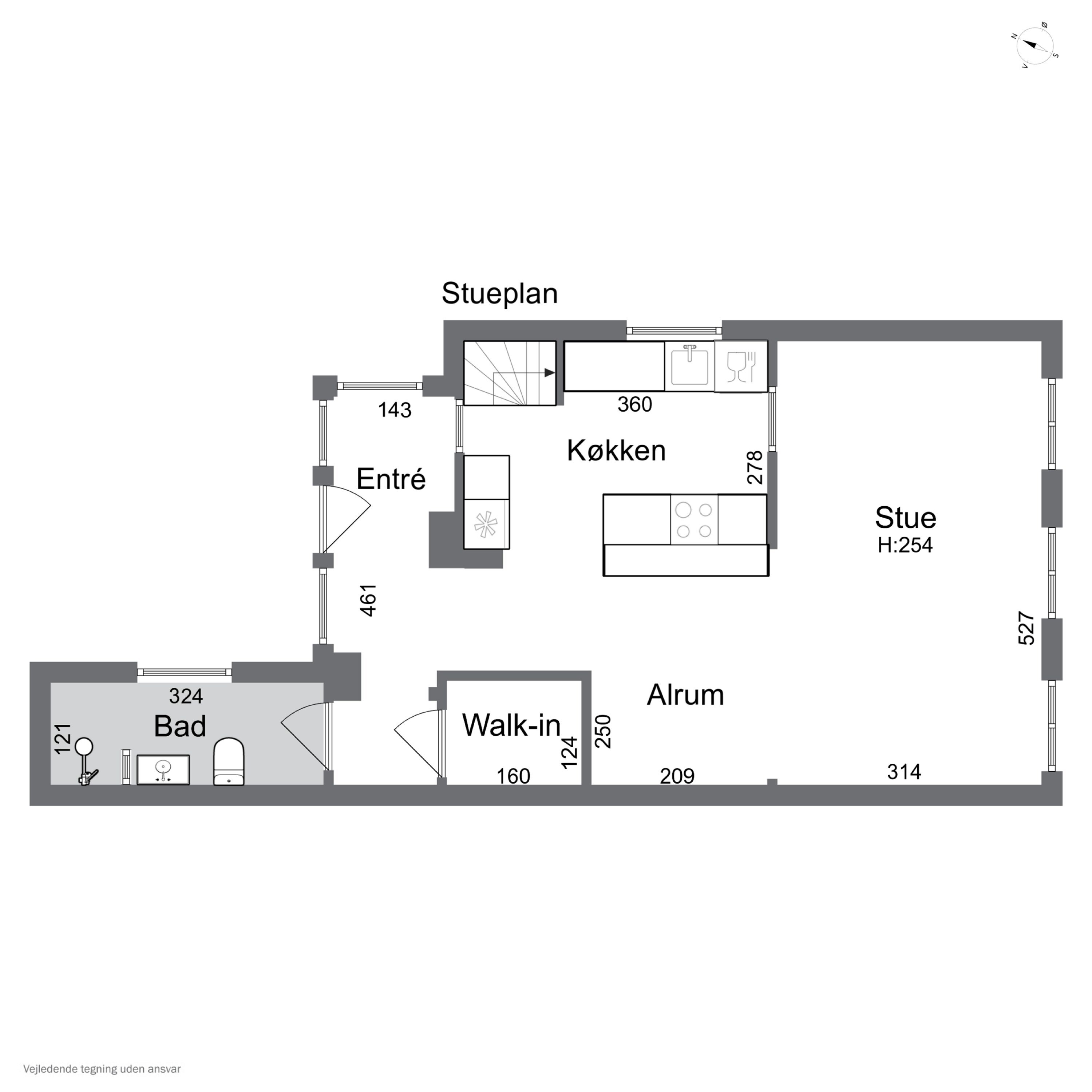 Plantegninger billede af Stormgade 13, Rønne, 3700 Rønne