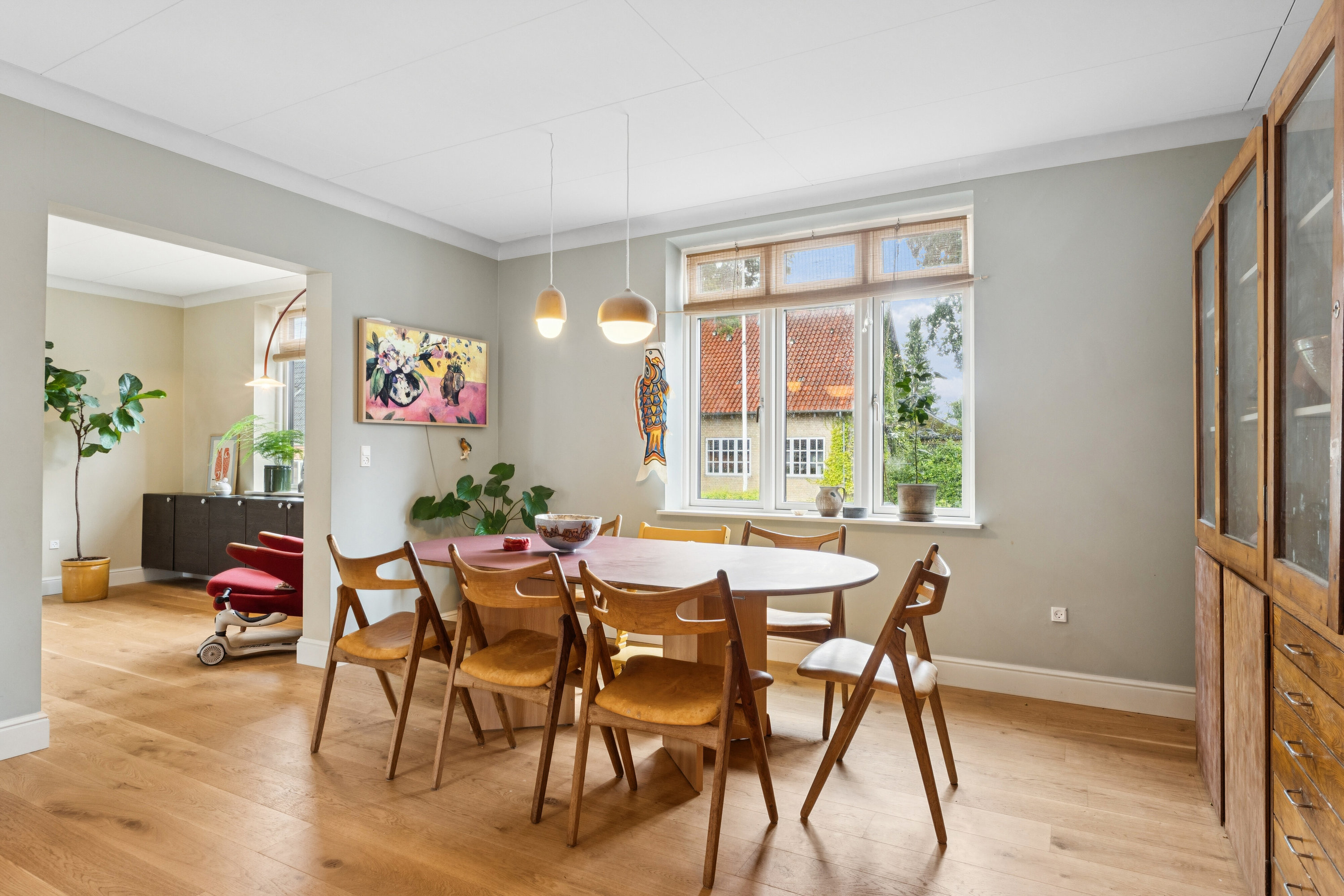 Fremhævet spisestue billede i fuldskærmstilstand. Billede af Enghavevej 5, 7430 Ikast