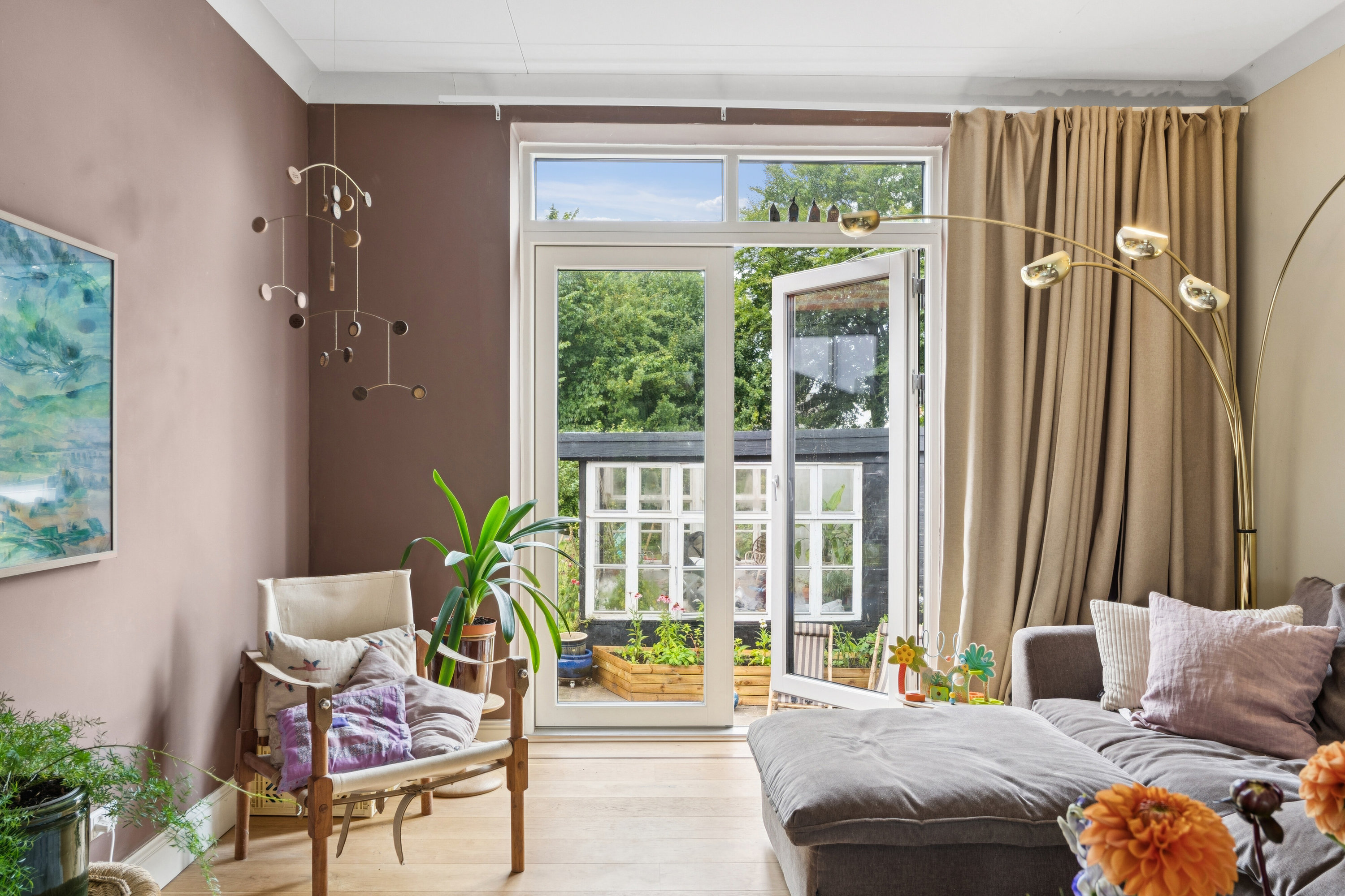 Fremhævet stue billede i fuldskærmstilstand. Billede af Enghavevej 5, 7430 Ikast