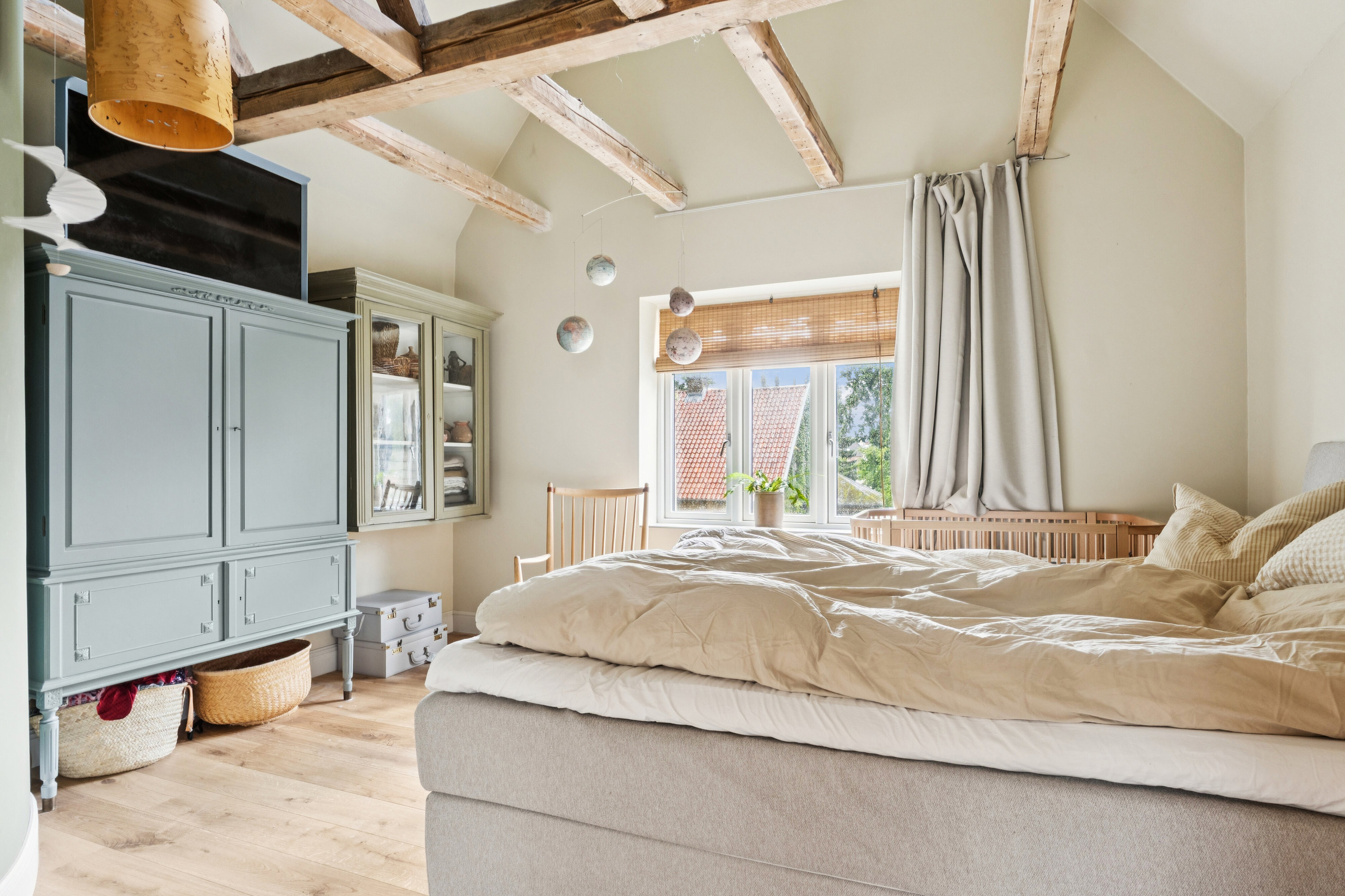 Fremhævet soveværelse billede i fuldskærmstilstand. Billede af Enghavevej 5, 7430 Ikast