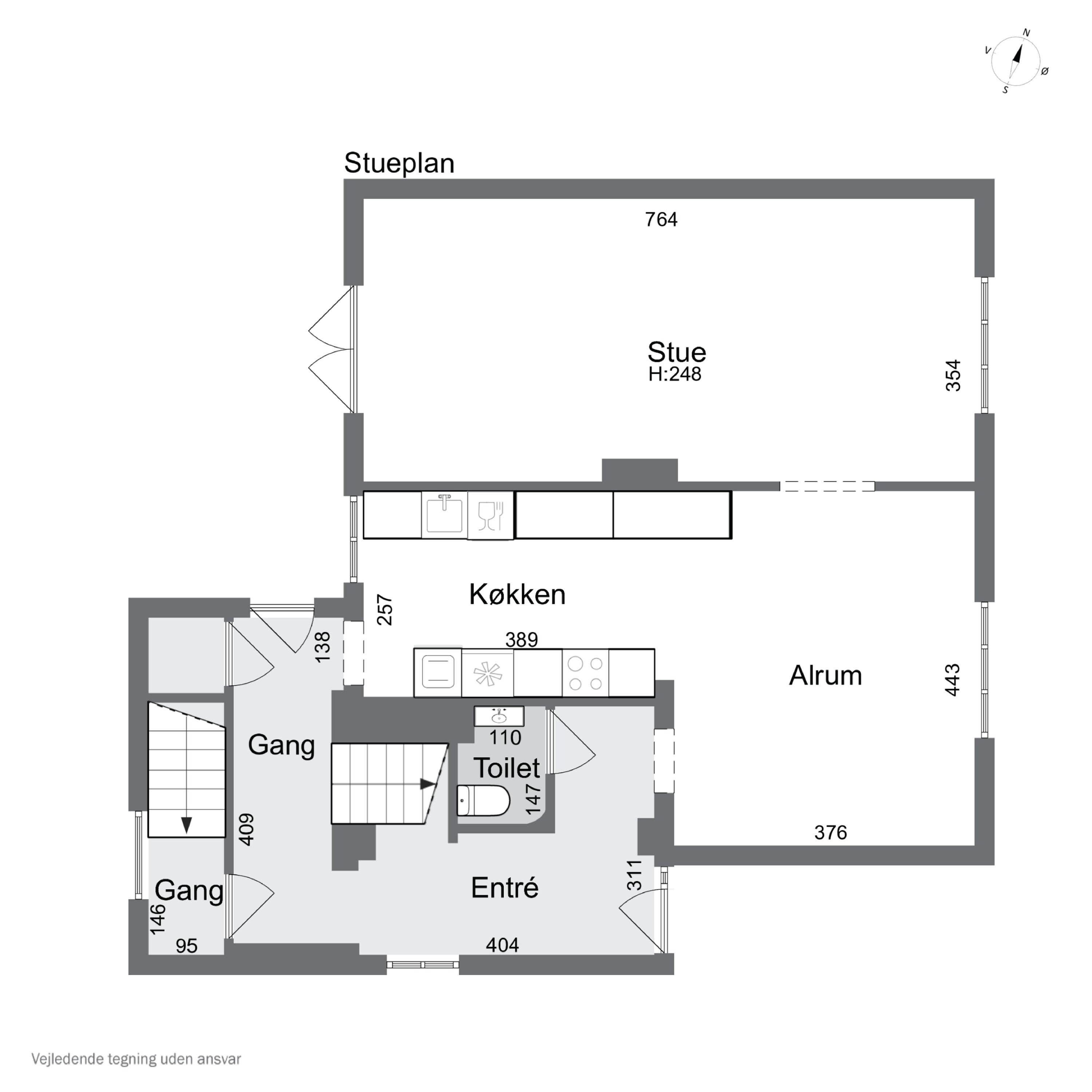 Plantegninger billede af Enghavevej 5, 7430 Ikast
