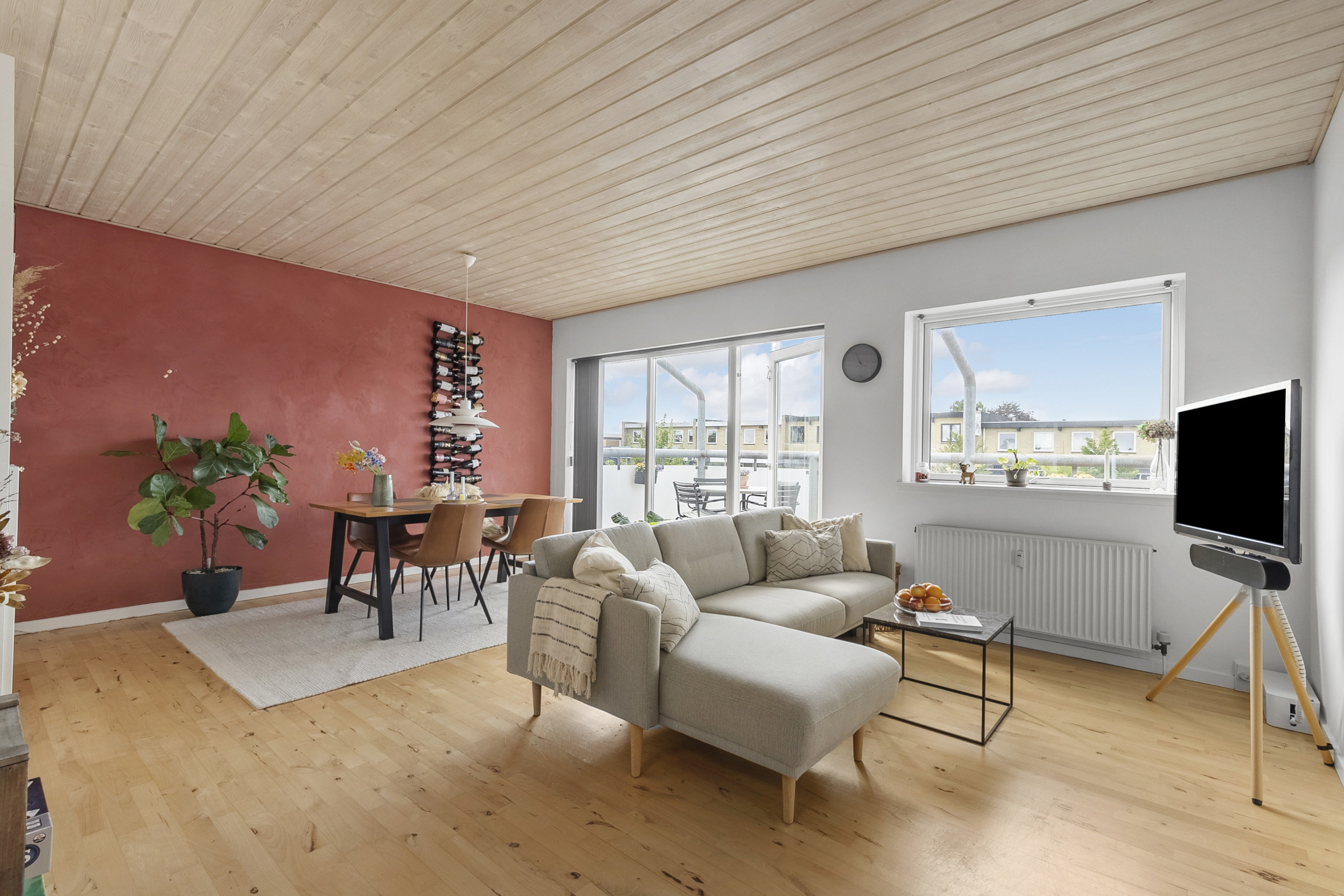 Fremhævet stue billede i fuldskærmstilstand. Billede af Kirkevej 7B, 1., 8362 Hørning