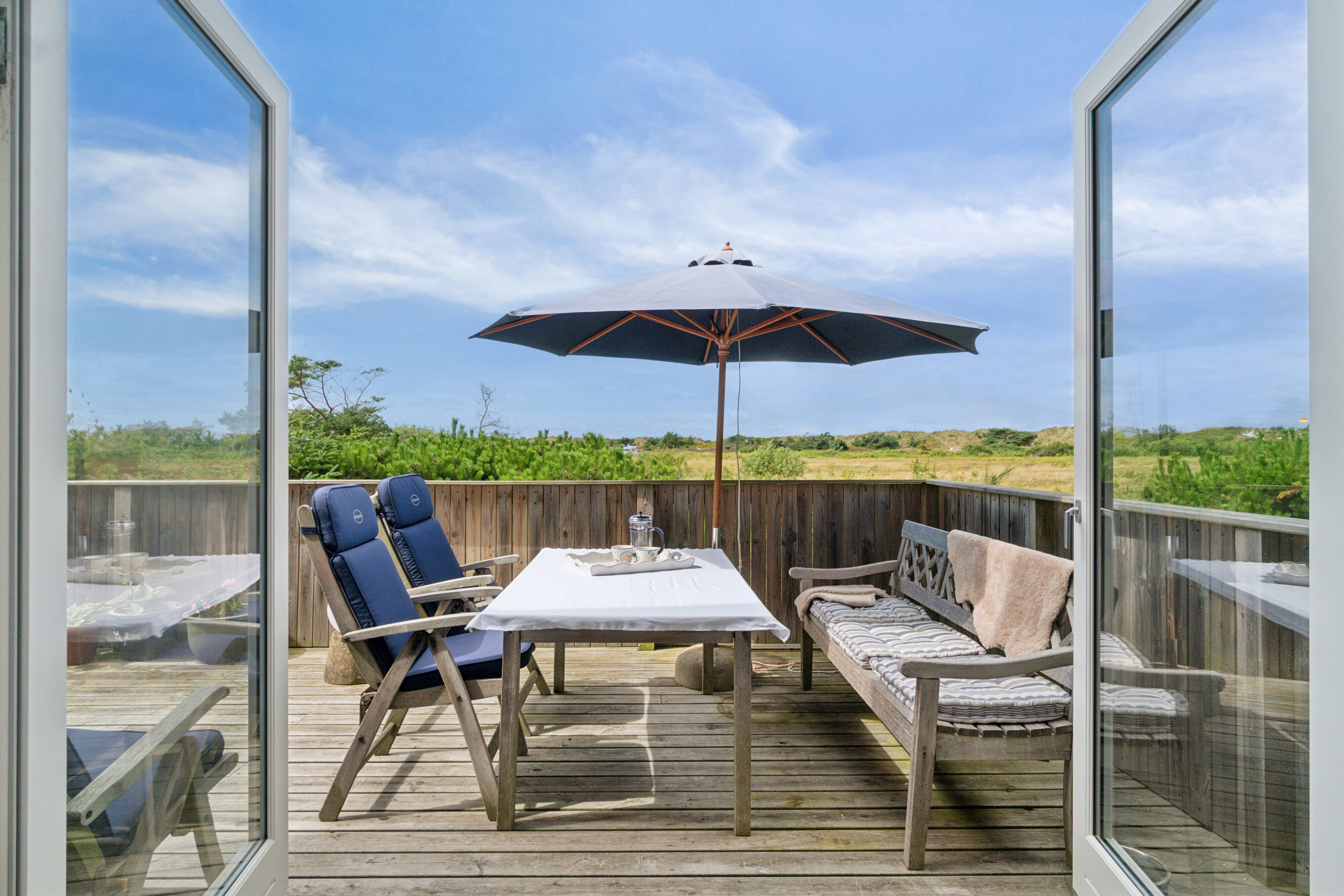 Fremhævet terrasse billede i fuldskærmstilstand. Billede af Lysholmparken 53, Gudmindrup Lyng, 4573 Højby