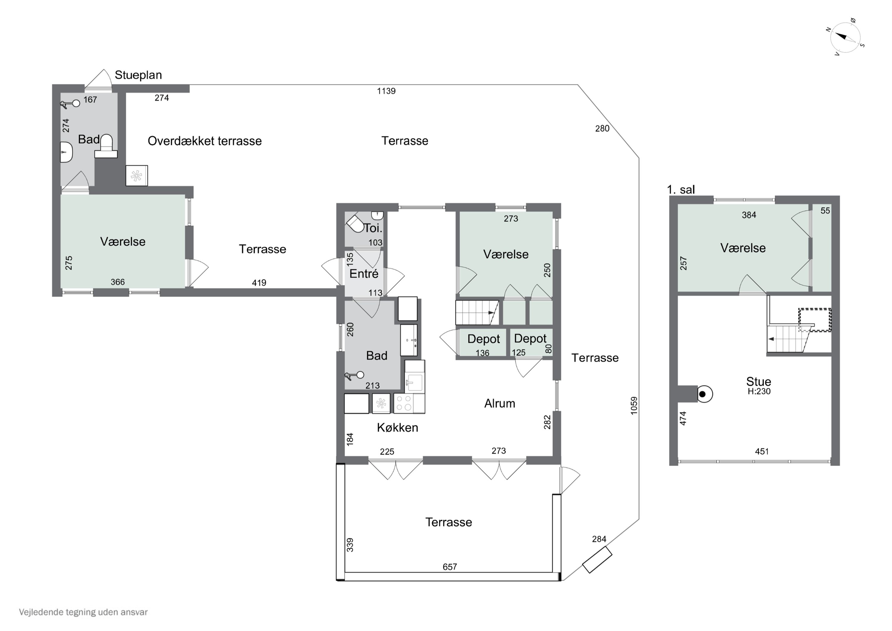 Plantegninger billede af Lysholmparken 53, Gudmindrup Lyng, 4573 Højby