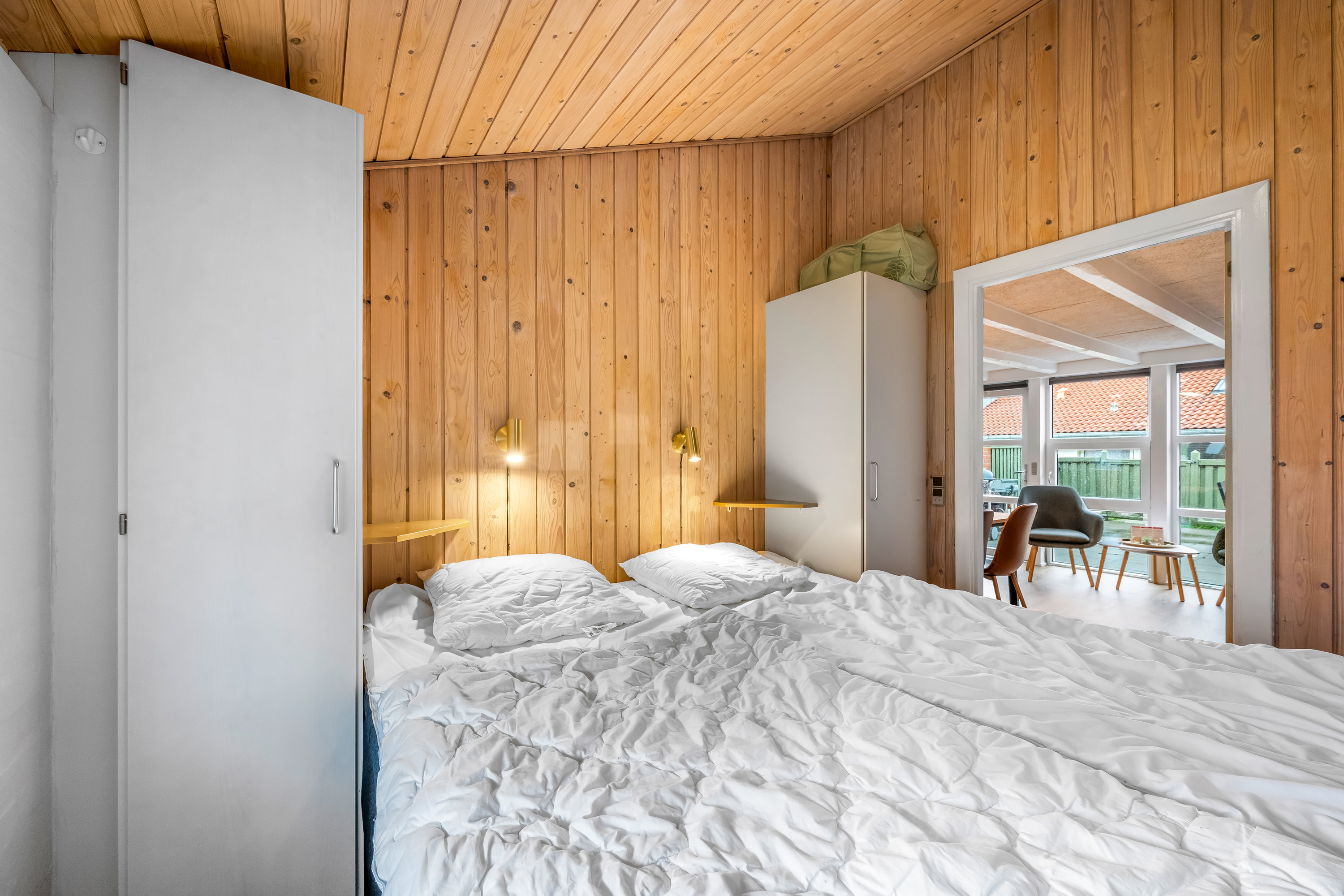 Fremhævet soveværelse billede i fuldskærmstilstand. Billede af Kirkehøjvej 38J, N3., Bork Havn, 6893 Hemmet