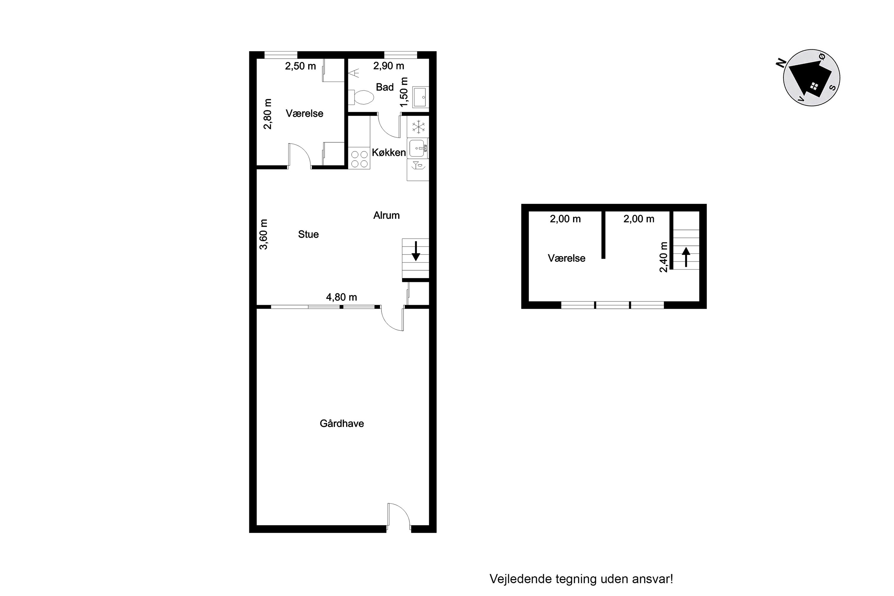 Plantegninger billede af Kirkehøjvej 38J, N3., Bork Havn, 6893 Hemmet
