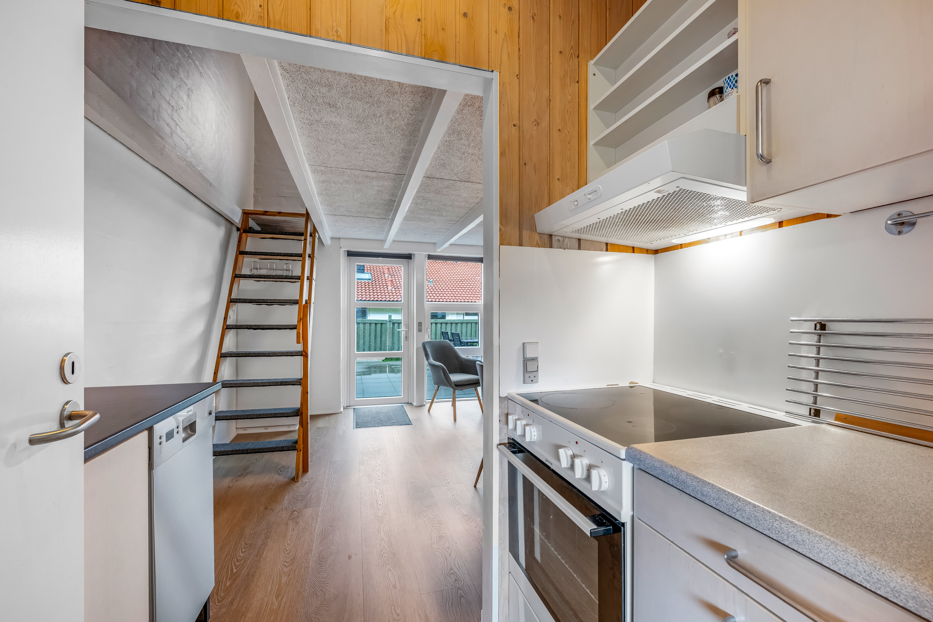 Fremhævet køkken billede i fuldskærmstilstand. Billede af Kirkehøjvej 38J, N3., Bork Havn, 6893 Hemmet