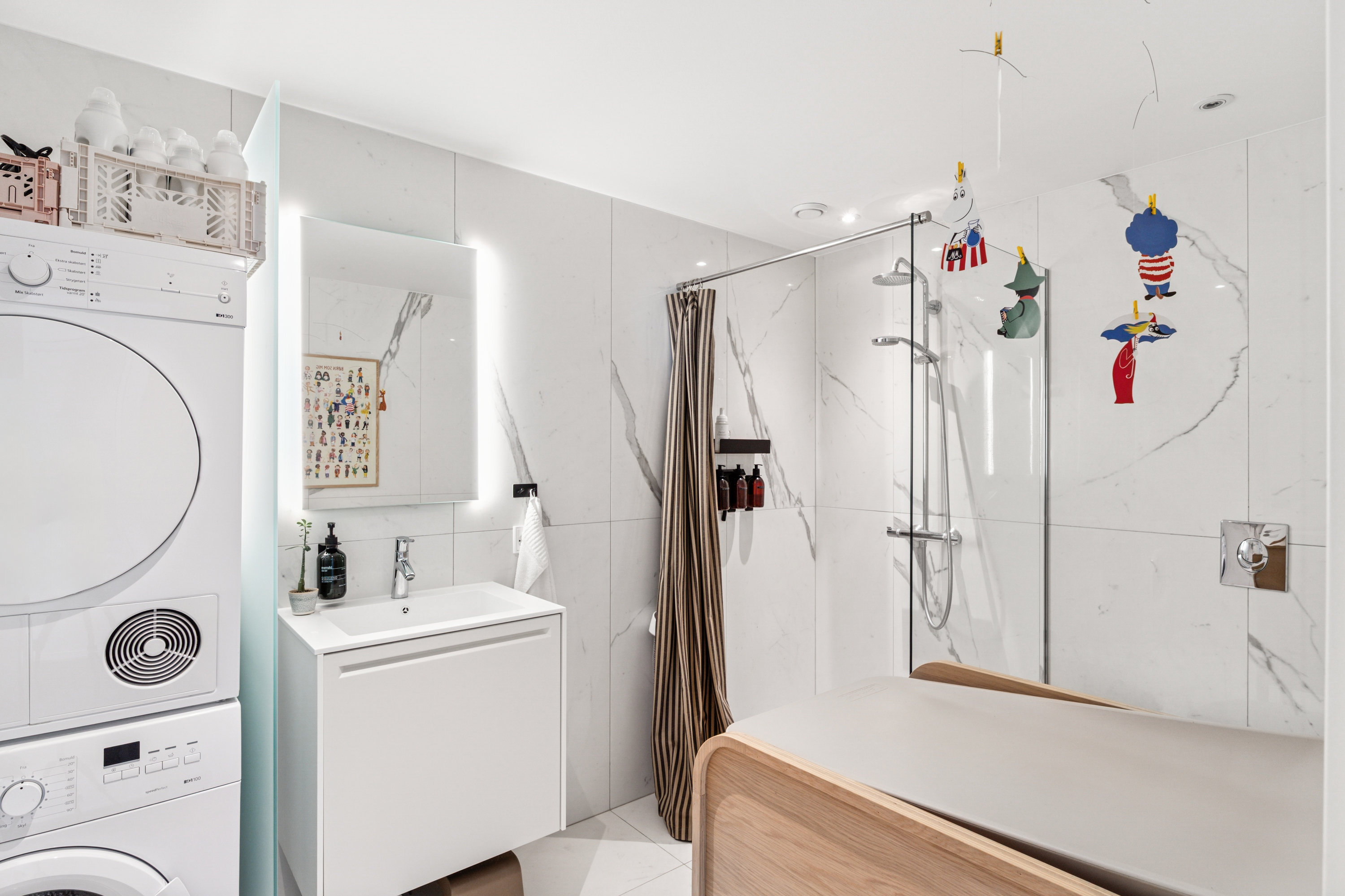 Fremhævet badeværelse billede i fuldskærmstilstand. Billede af Hørsholmsgade 22E, 5., 2200 København N