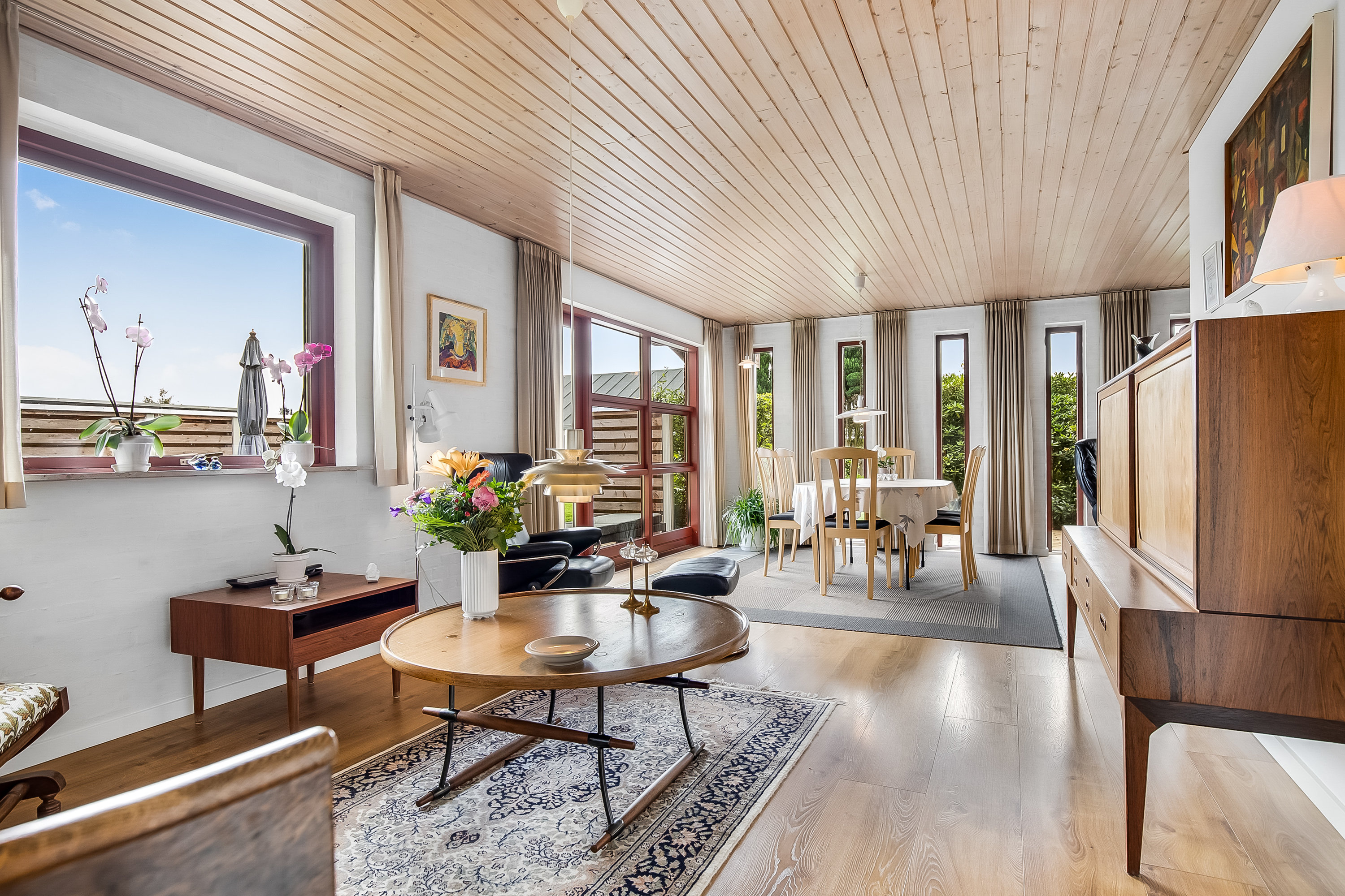 Fremhævet stue billede i fuldskærmstilstand. Billede af Grydhøj 14, Bramdrupdam, 6000 Kolding