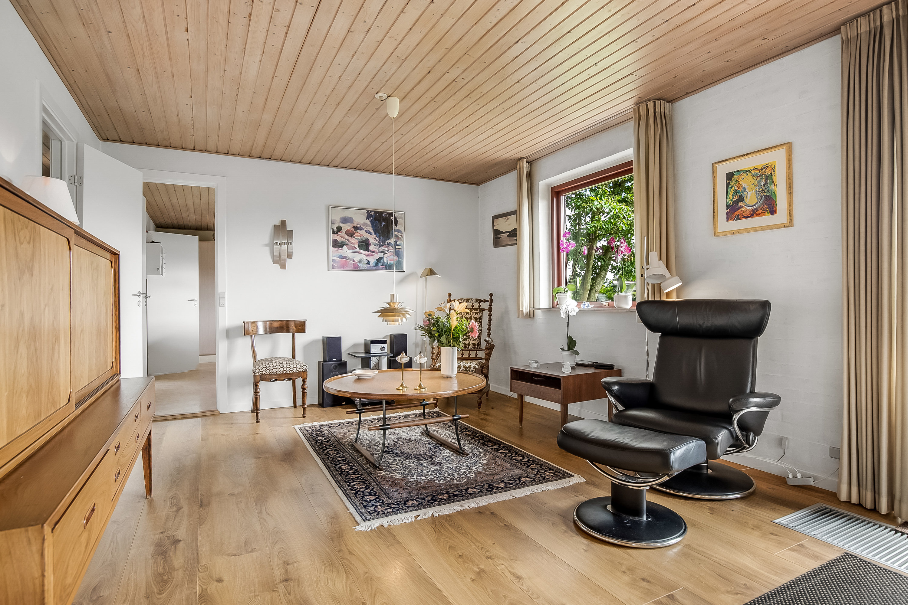 Fremhævet stue billede i fuldskærmstilstand. Billede af Grydhøj 14, Bramdrupdam, 6000 Kolding