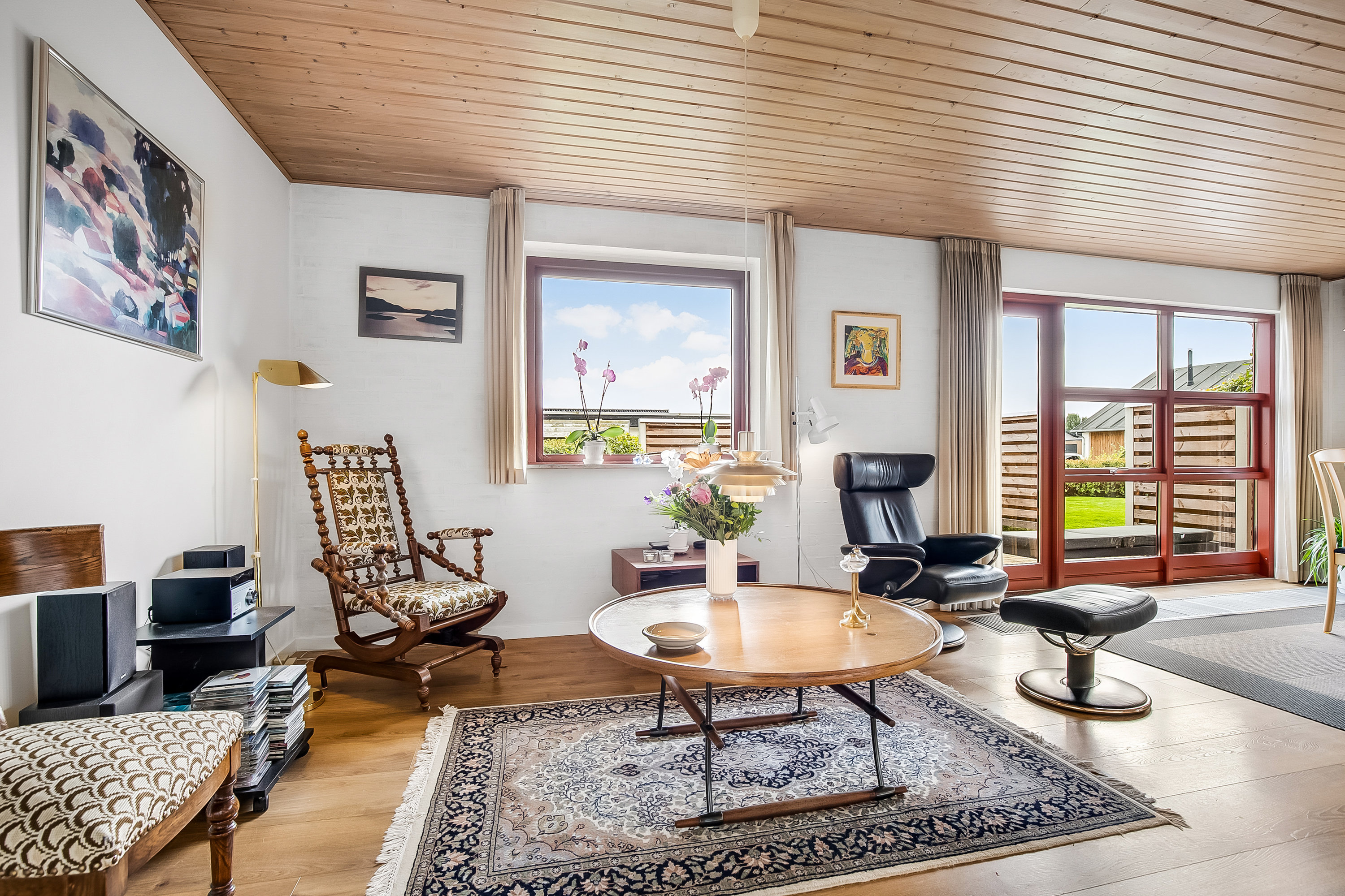 Fremhævet stue billede i fuldskærmstilstand. Billede af Grydhøj 14, Bramdrupdam, 6000 Kolding