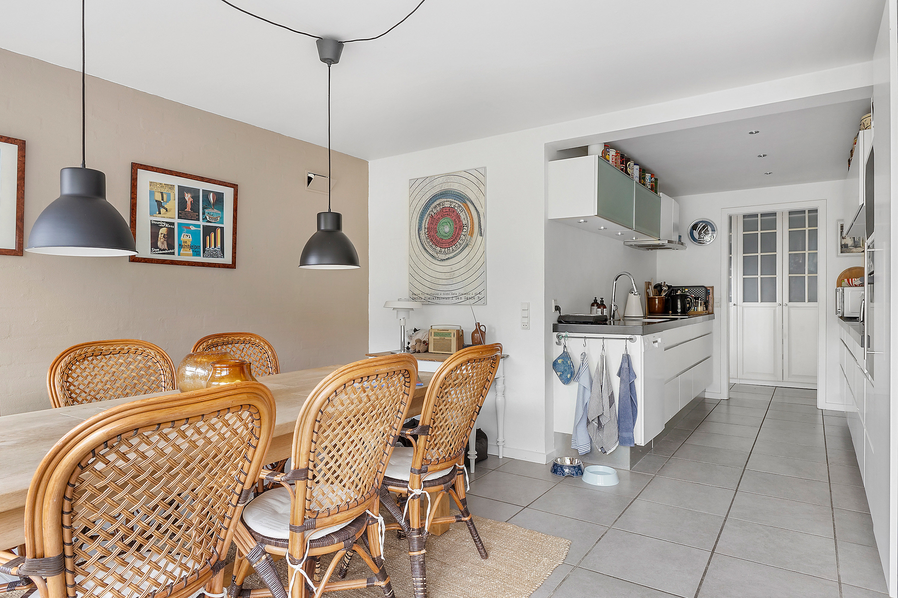 Fremhævet spisestue billede i fuldskærmstilstand. Billede af Ryes Møllevej 62, 6100 Haderslev