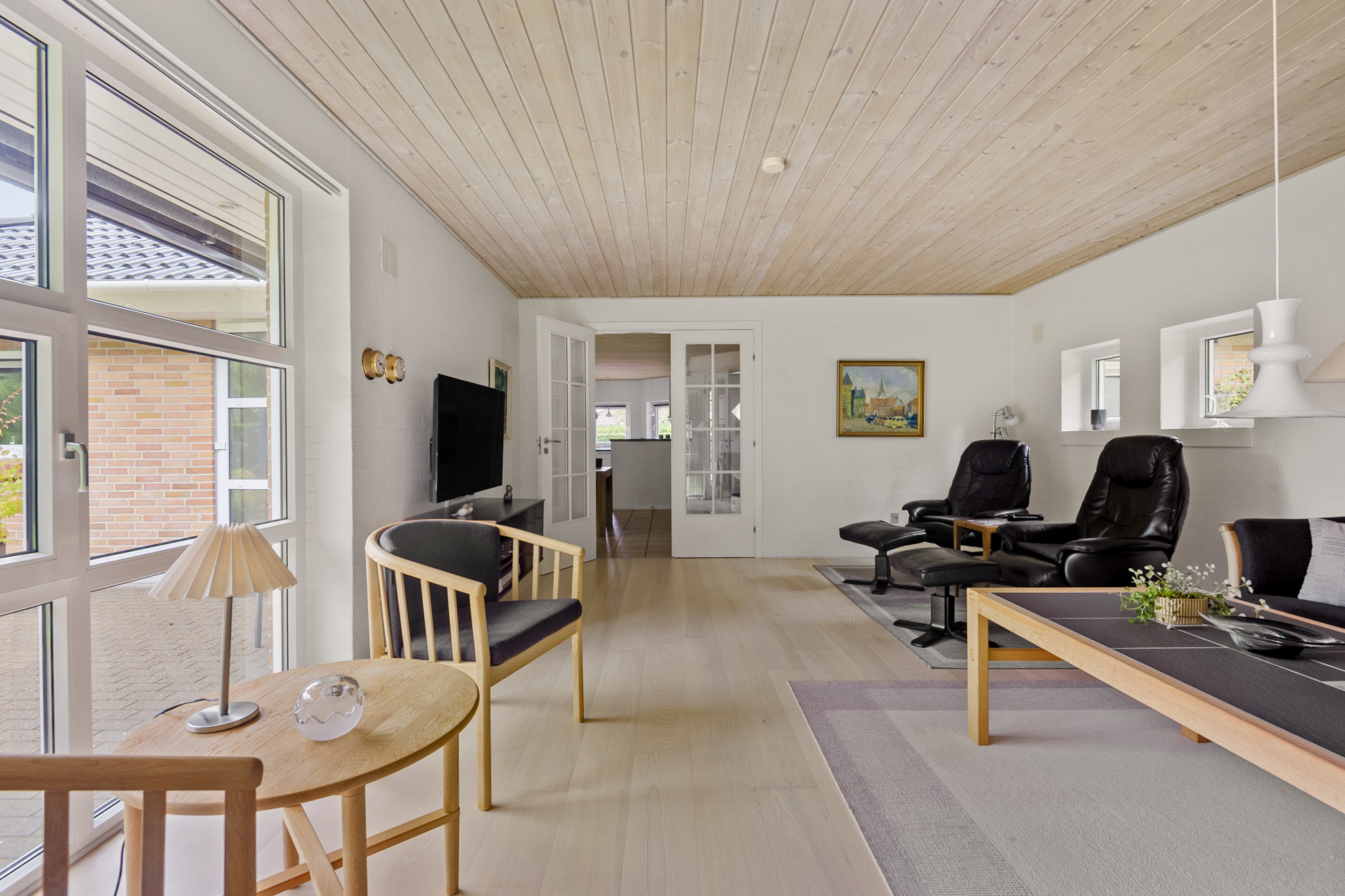 Fremhævet stue billede i fuldskærmstilstand. Billede af Nørremarksvej 25, 6800 Varde