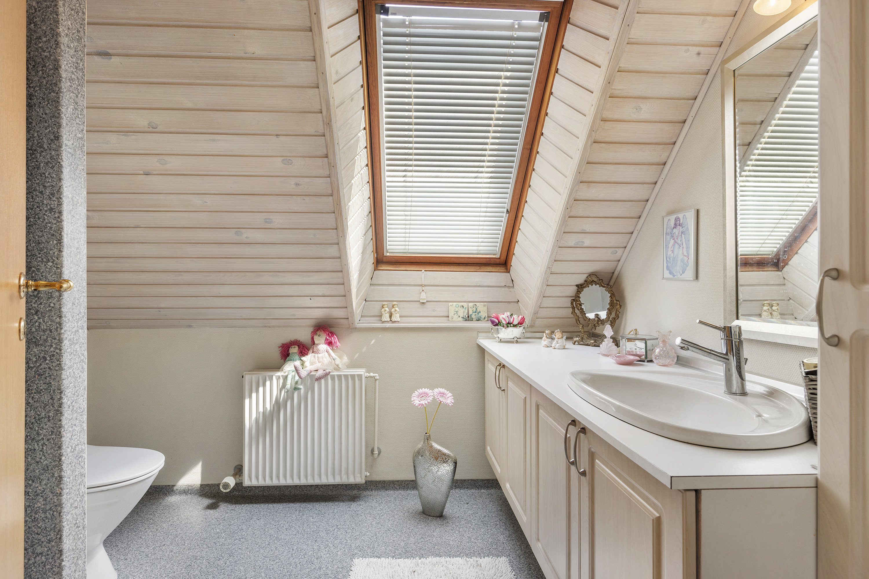 Fremhævet badeværelse billede i fuldskærmstilstand. Billede af Rolighedsvej 5, 9600 Aars