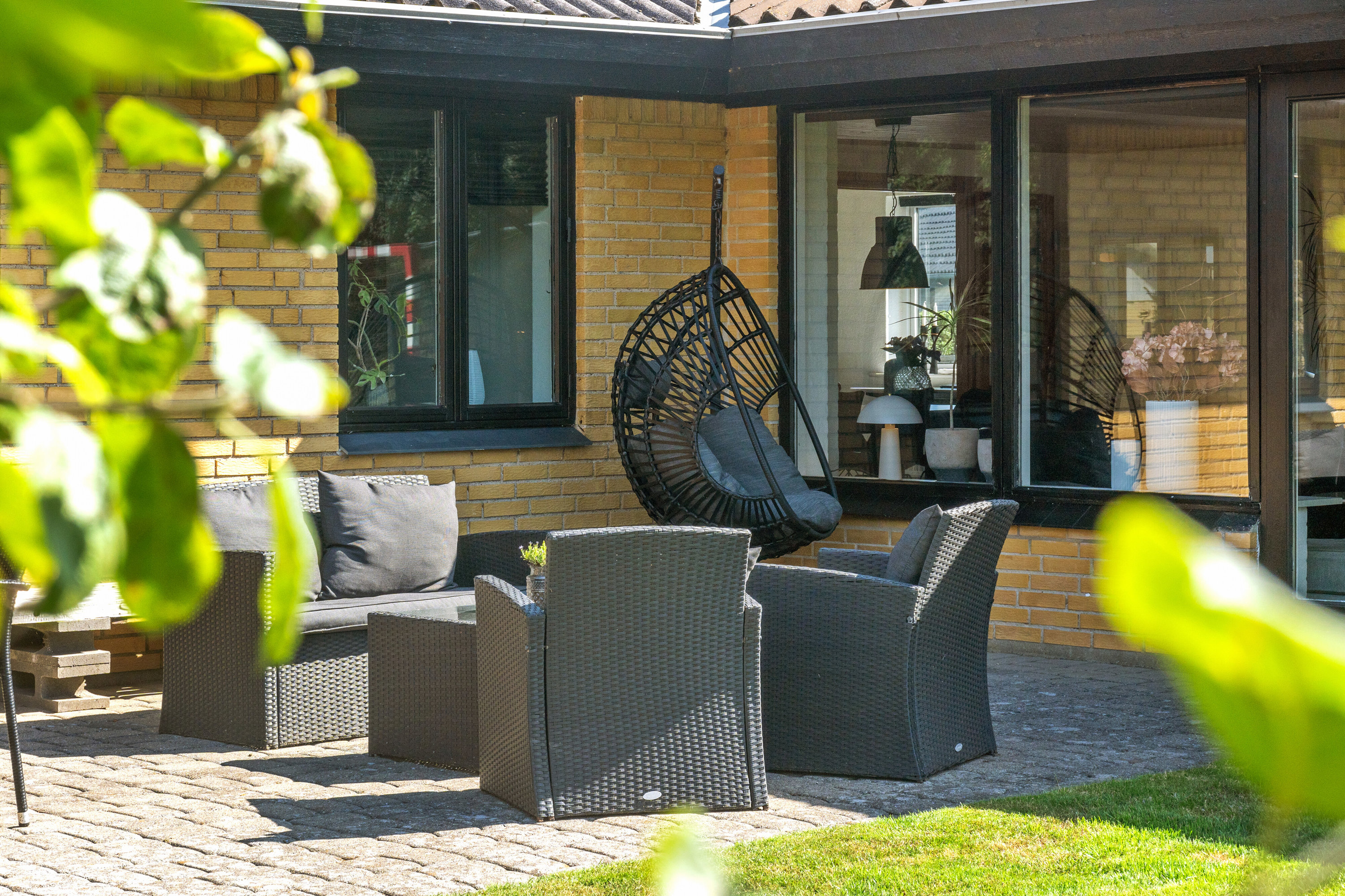 Fremhævet terrasse billede i fuldskærmstilstand. Billede af Fasanvej 11, Hvidbjerg, 7790 Thyholm