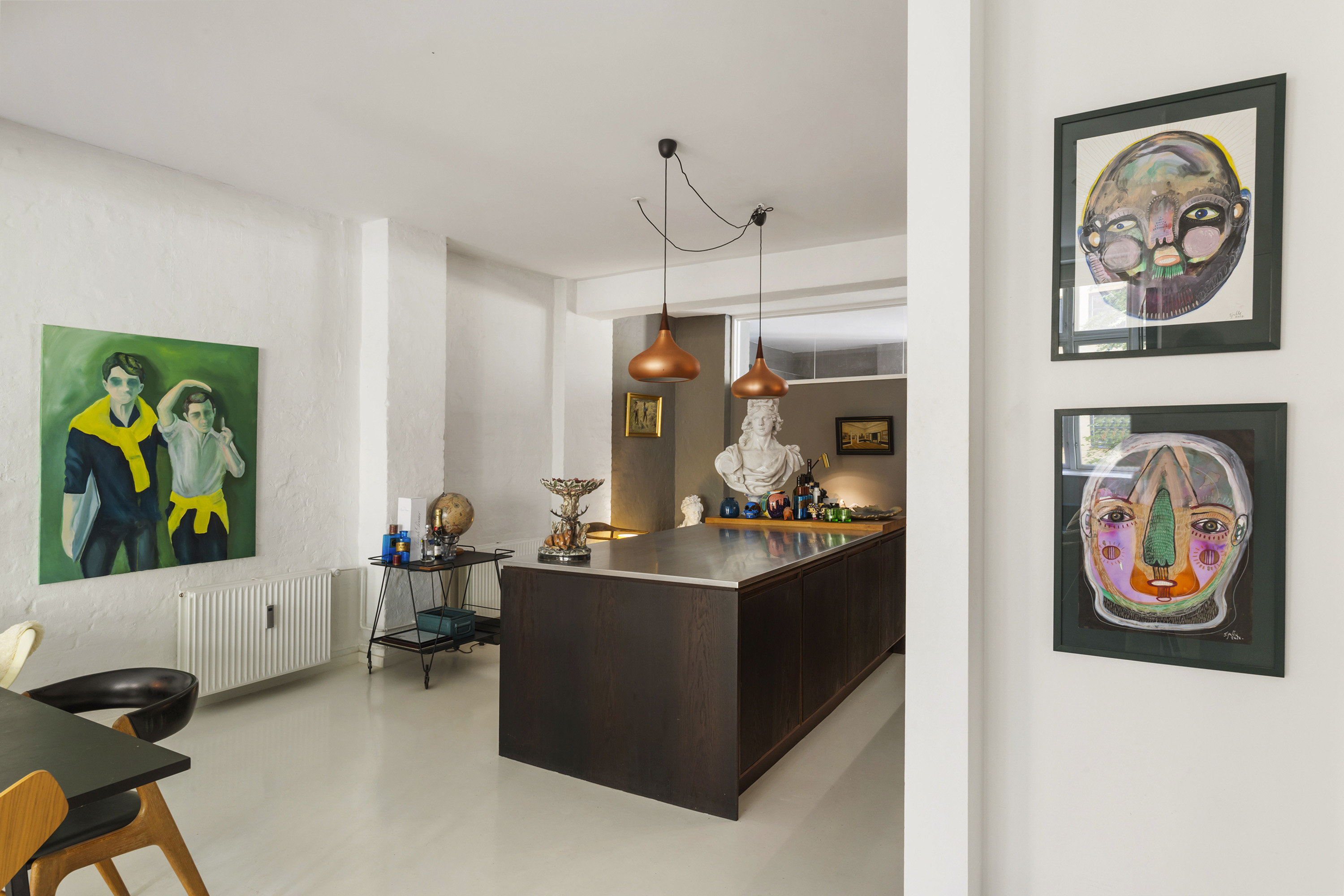 Fremhævet køkken billede i fuldskærmstilstand. Billede af Larsbjørnsstræde 7A, 2., 1454 København K