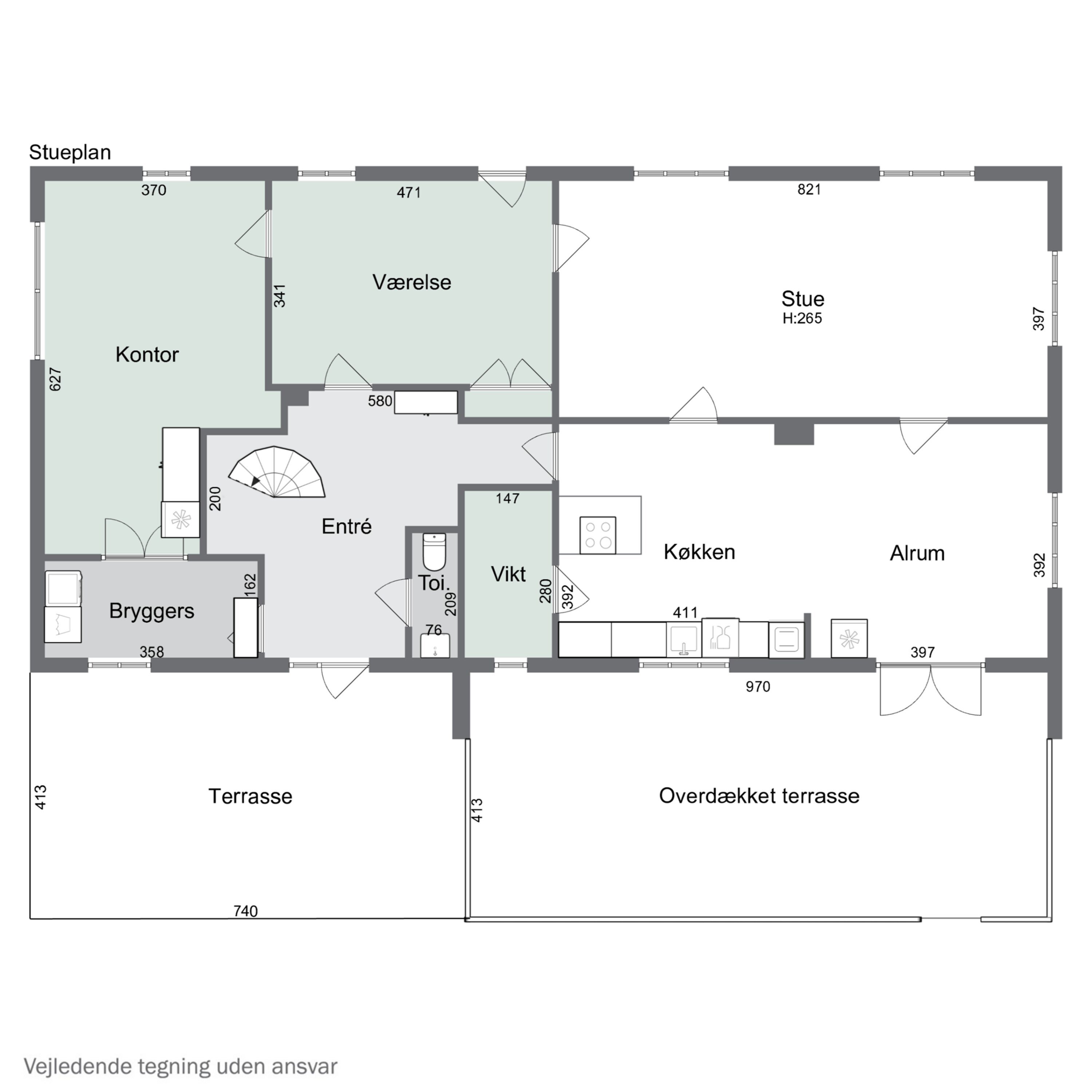 Plantegninger billede af Grønnegyden 49, Stige, 5270 Odense N
