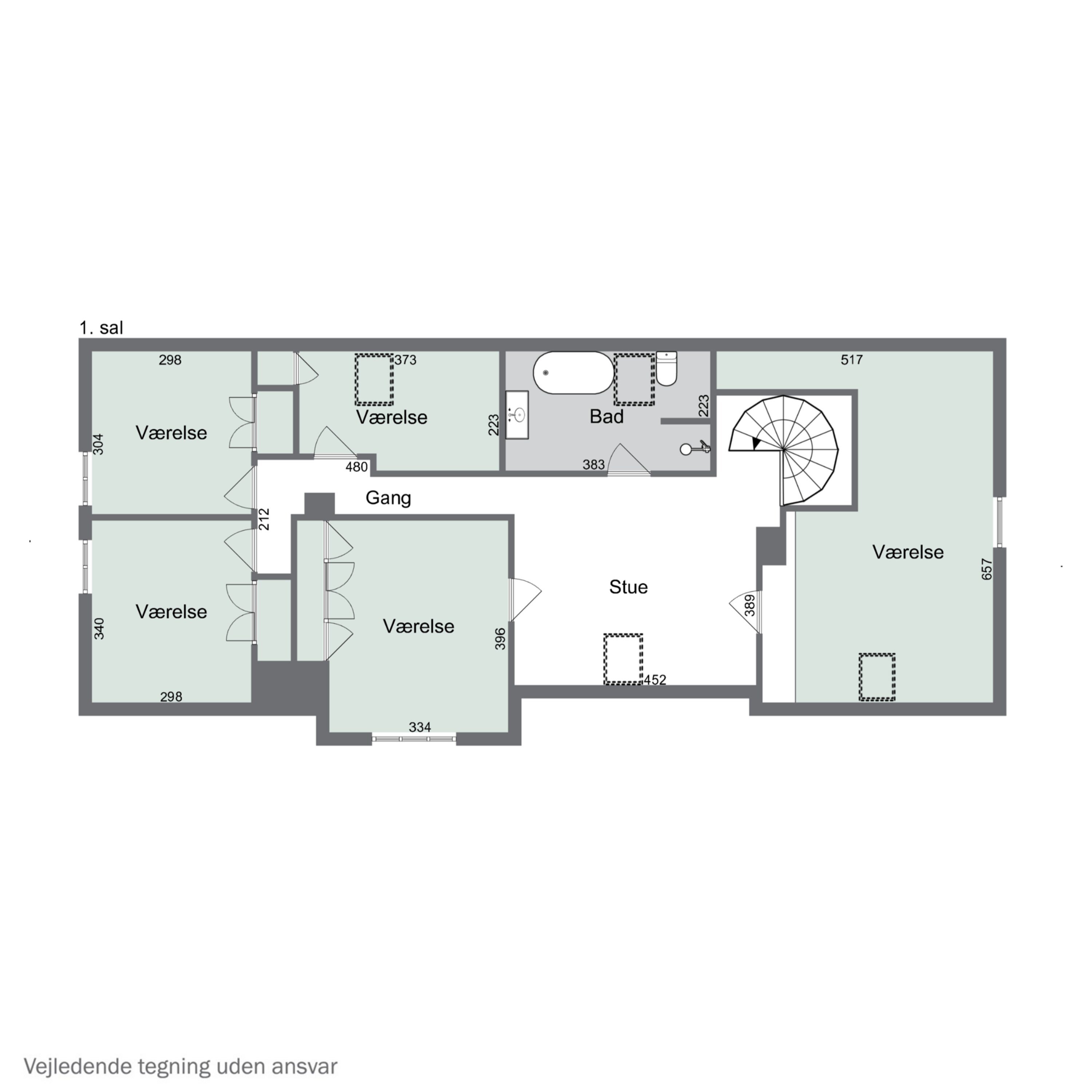 Plantegninger billede af Grønnegyden 49, Stige, 5270 Odense N