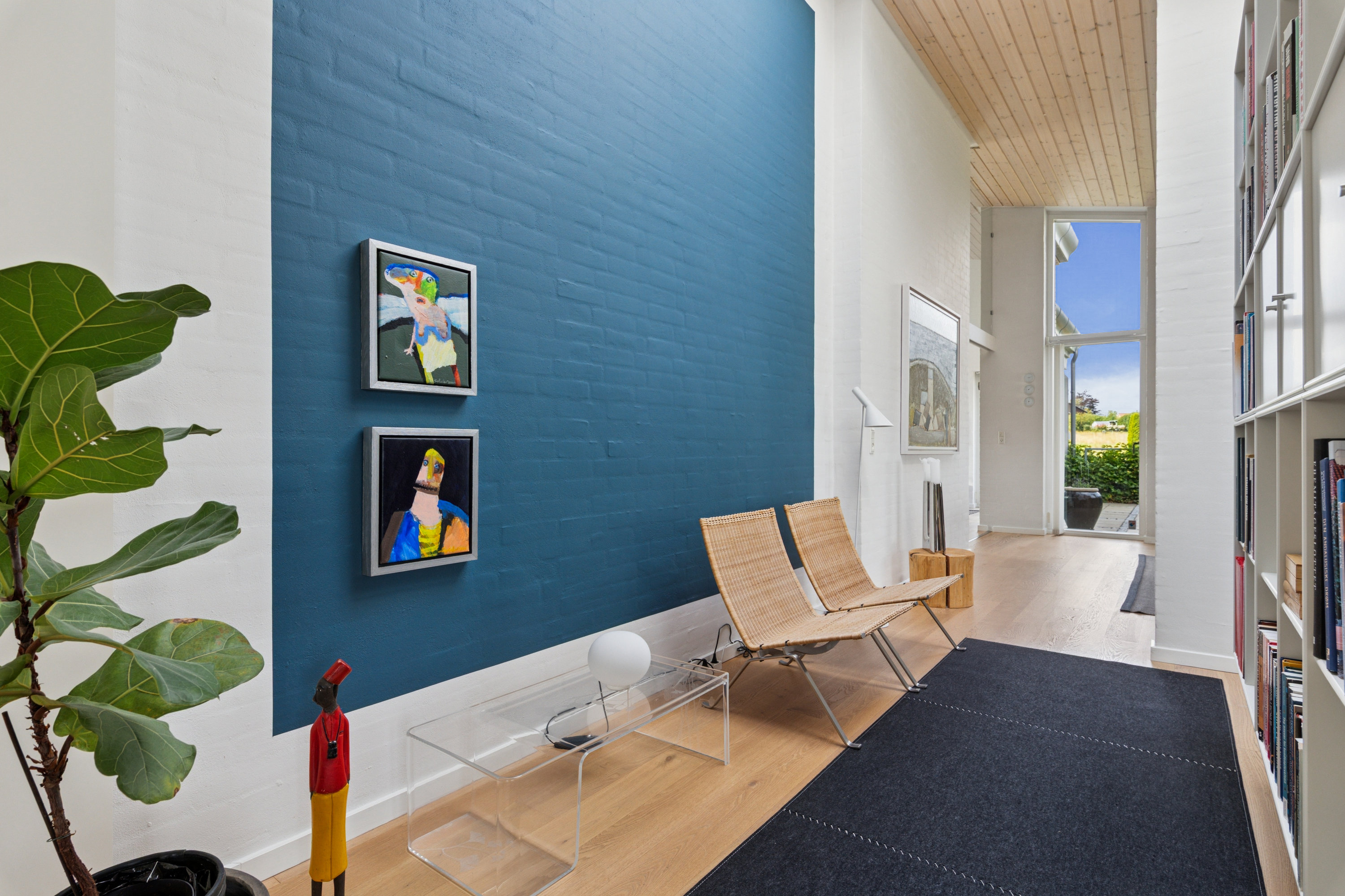 Fremhævet stue billede i fuldskærmstilstand. Billede af Moesbakken 60, 8410 Rønde