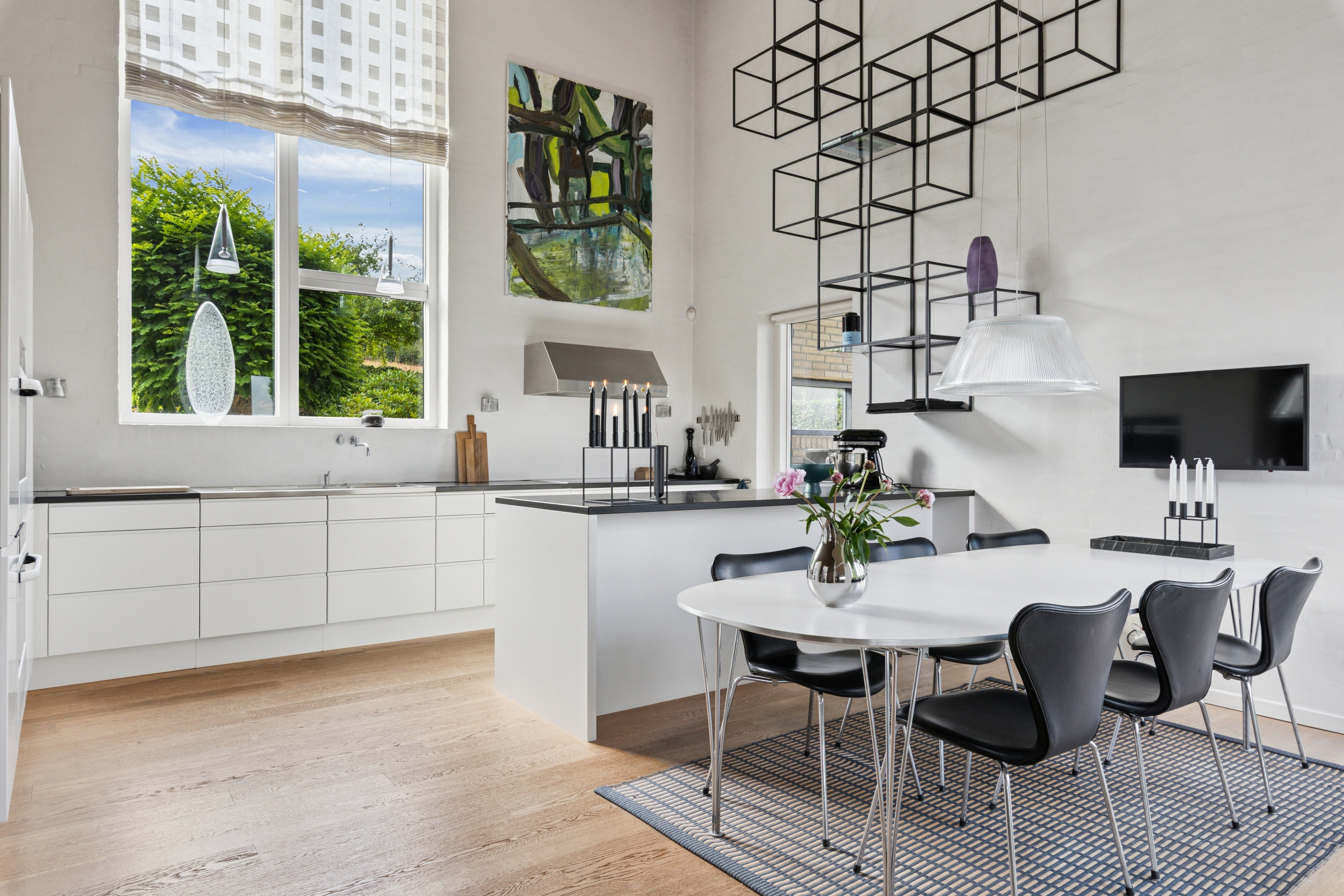 Fremhævet køkken billede i fuldskærmstilstand. Billede af Moesbakken 60, 8410 Rønde