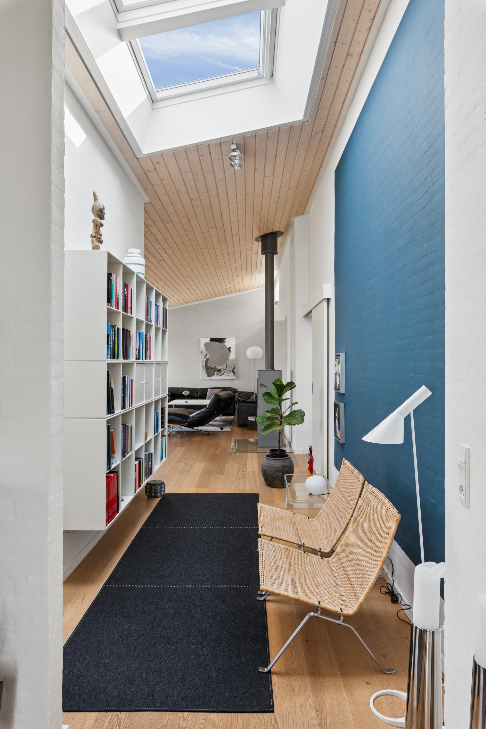 Fremhævet stue billede i fuldskærmstilstand. Billede af Moesbakken 60, 8410 Rønde