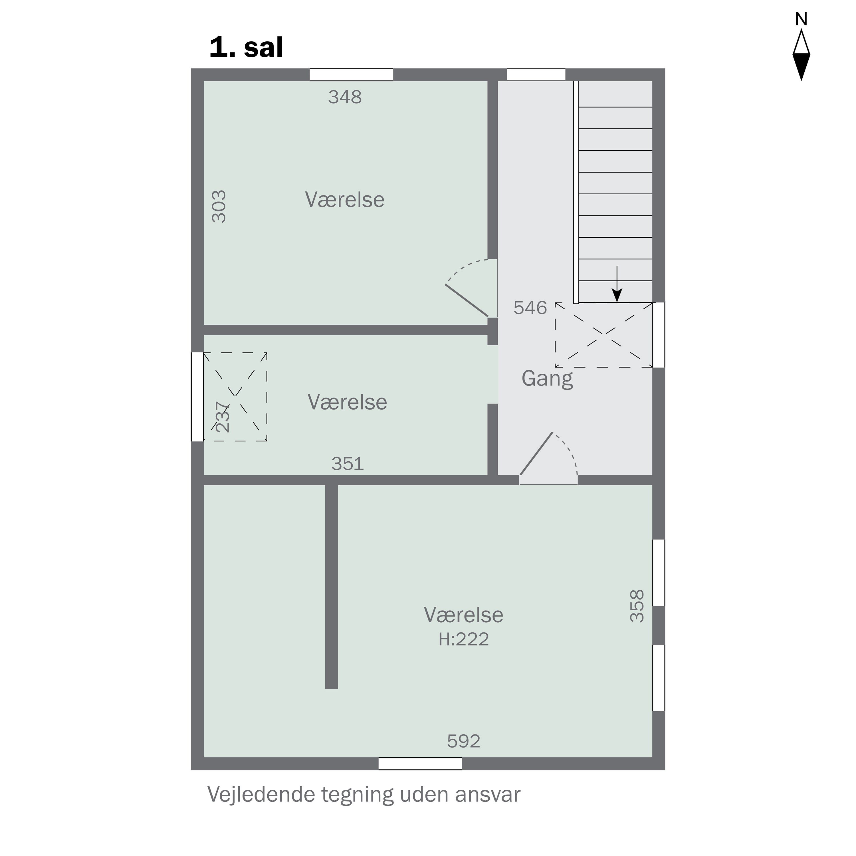 Plantegninger billede af Ydbyvej 110, 7760 Hurup Thy