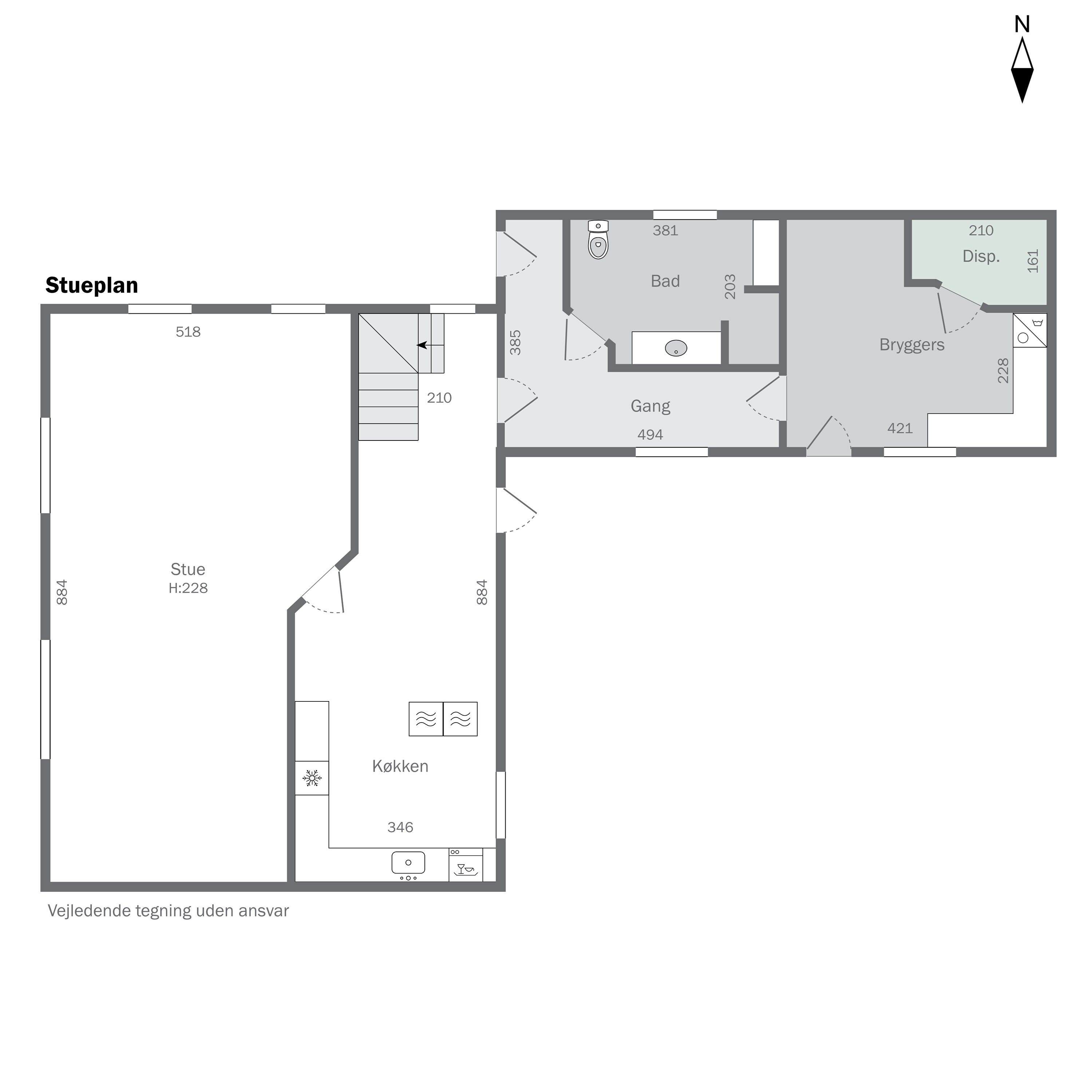 Plantegninger billede af Ydbyvej 110, 7760 Hurup Thy