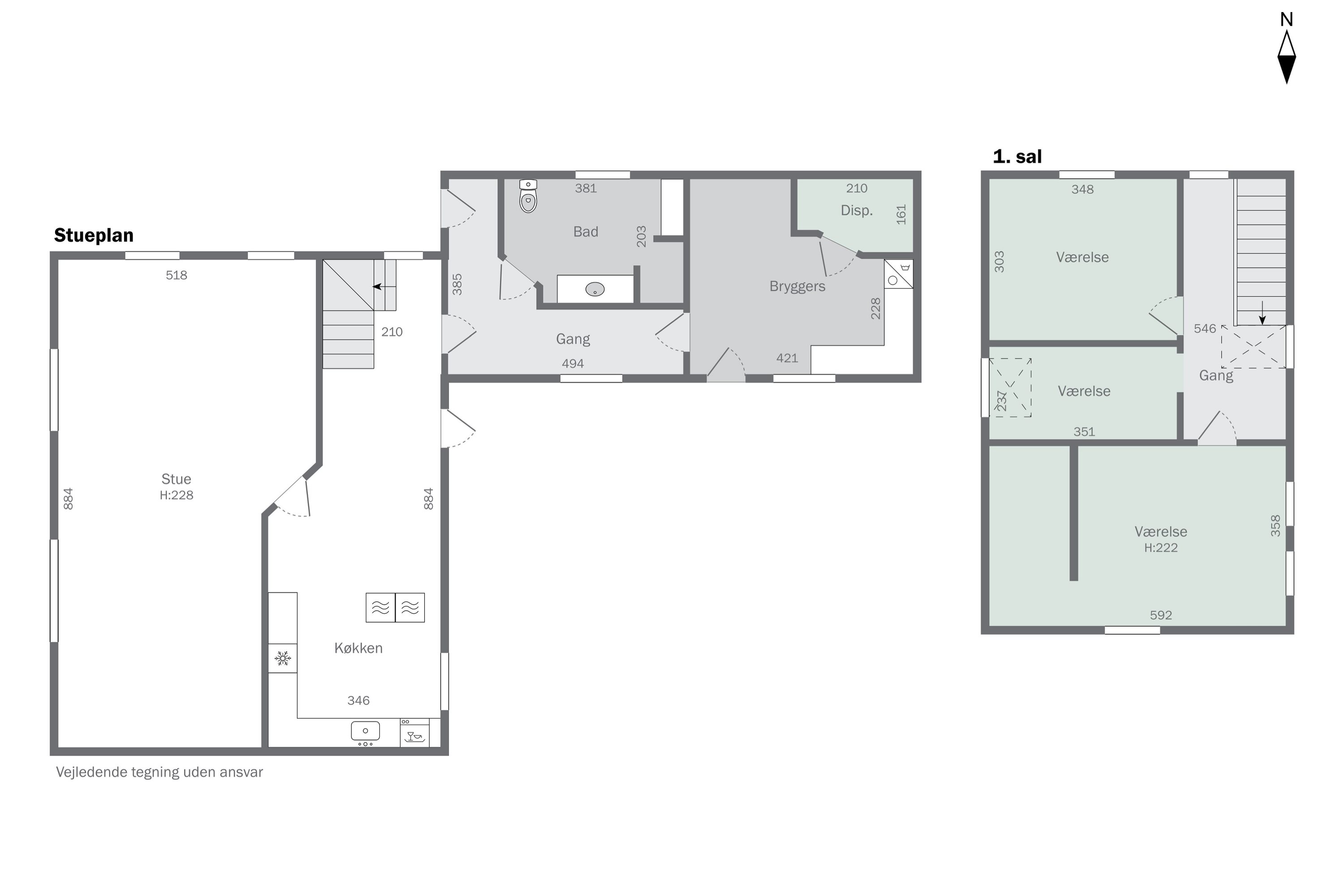 Plantegninger billede af Ydbyvej 110, 7760 Hurup Thy