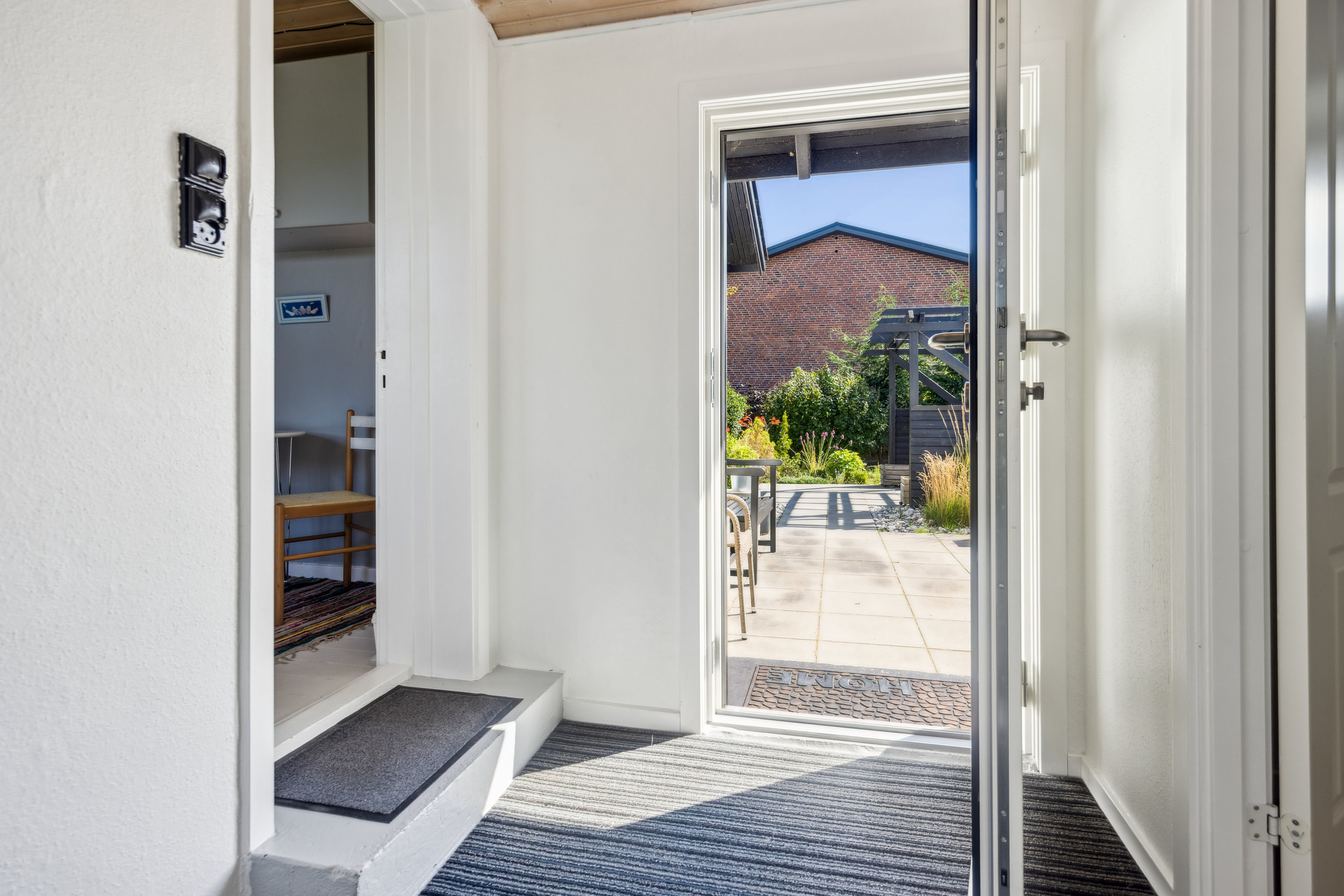 Fremhævet gang billede i fuldskærmstilstand. Billede af Ane Vifferts Vej 15, 9370 Hals