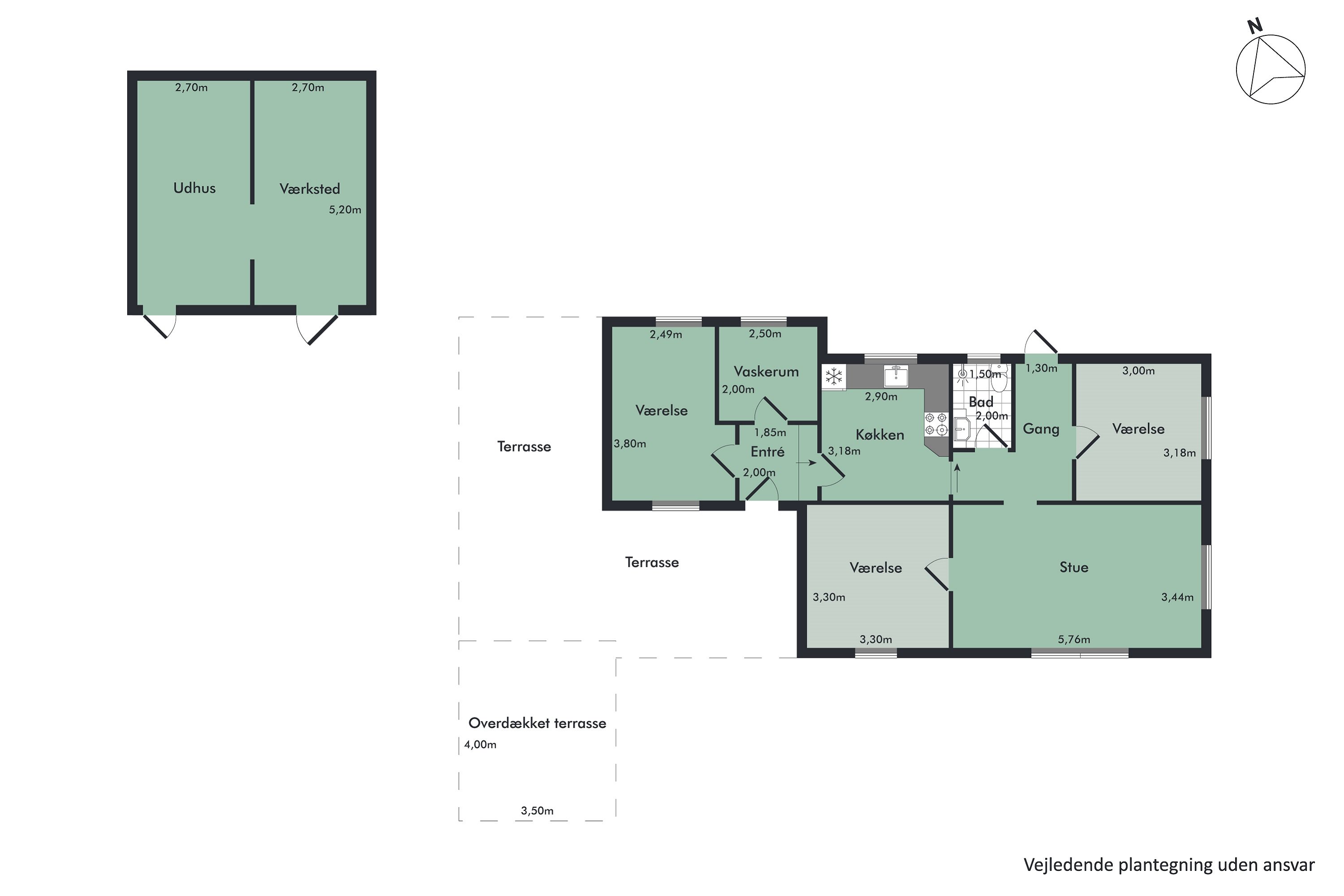 Plantegninger billede af Ane Vifferts Vej 15, 9370 Hals
