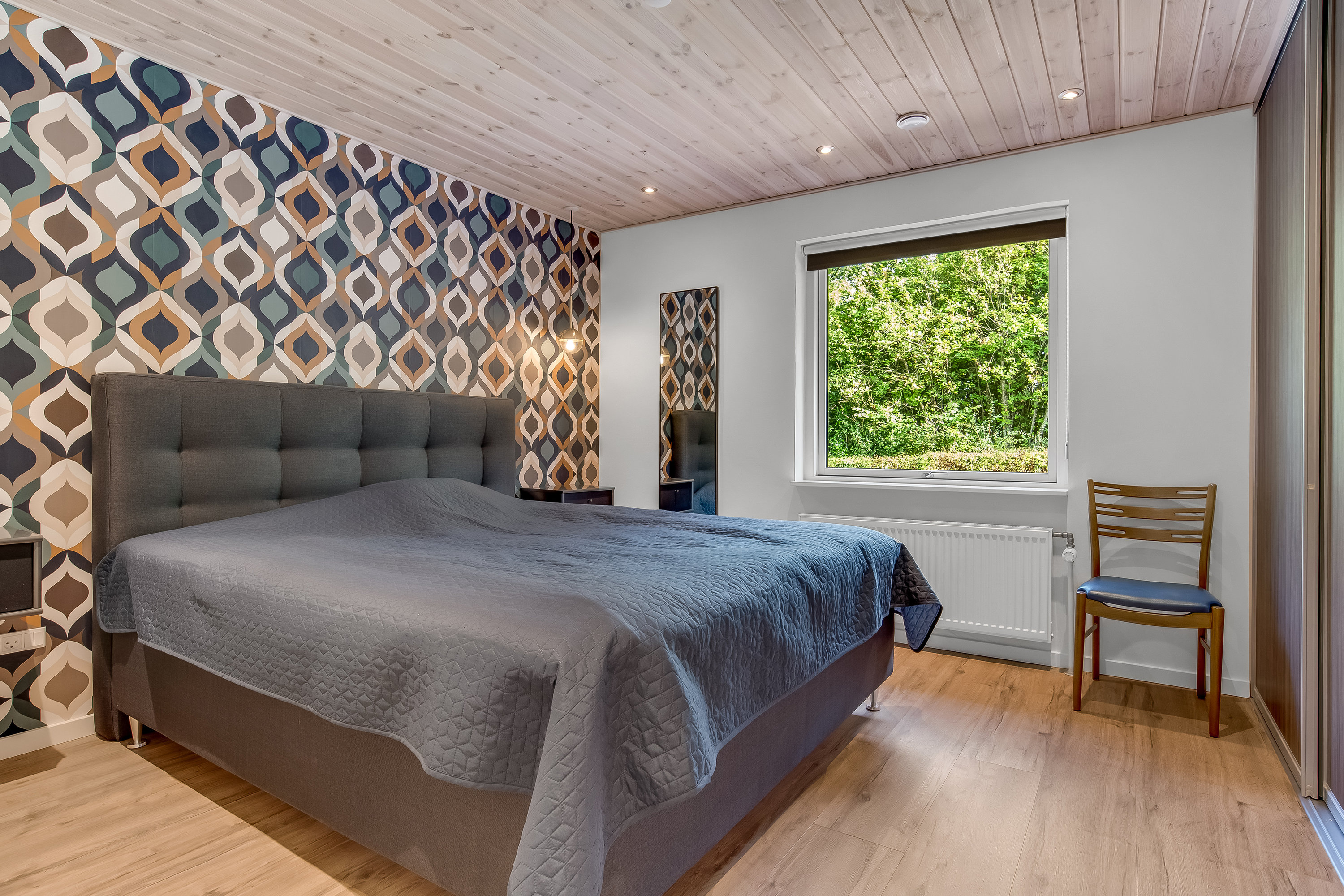 Fremhævet soveværelse billede i fuldskærmstilstand. Billede af Nylund 61, Nørlem, 7620 Lemvig