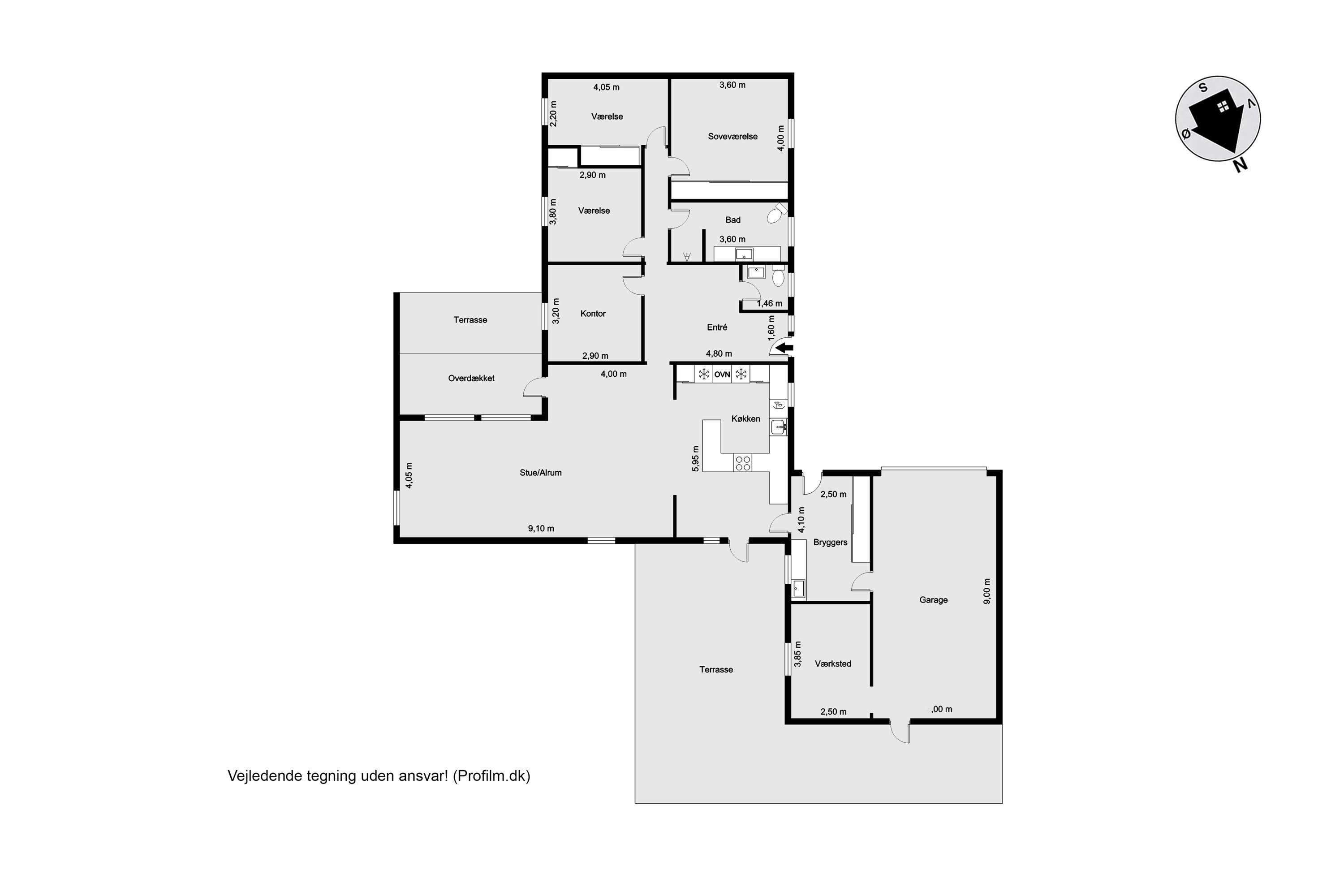 Plantegninger billede af Nylund 61, Nørlem, 7620 Lemvig