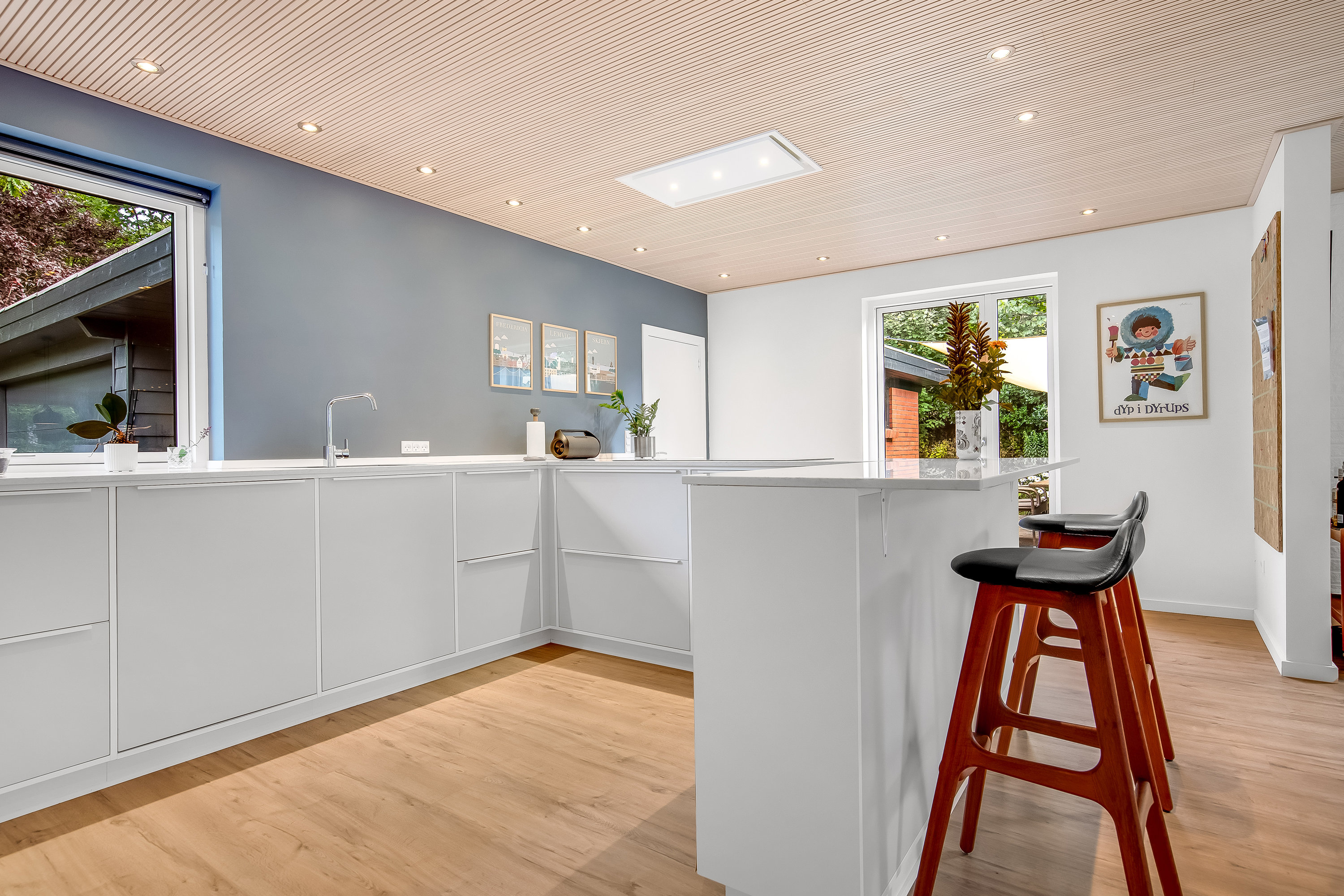 Fremhævet køkken billede i fuldskærmstilstand. Billede af Nylund 61, Nørlem, 7620 Lemvig