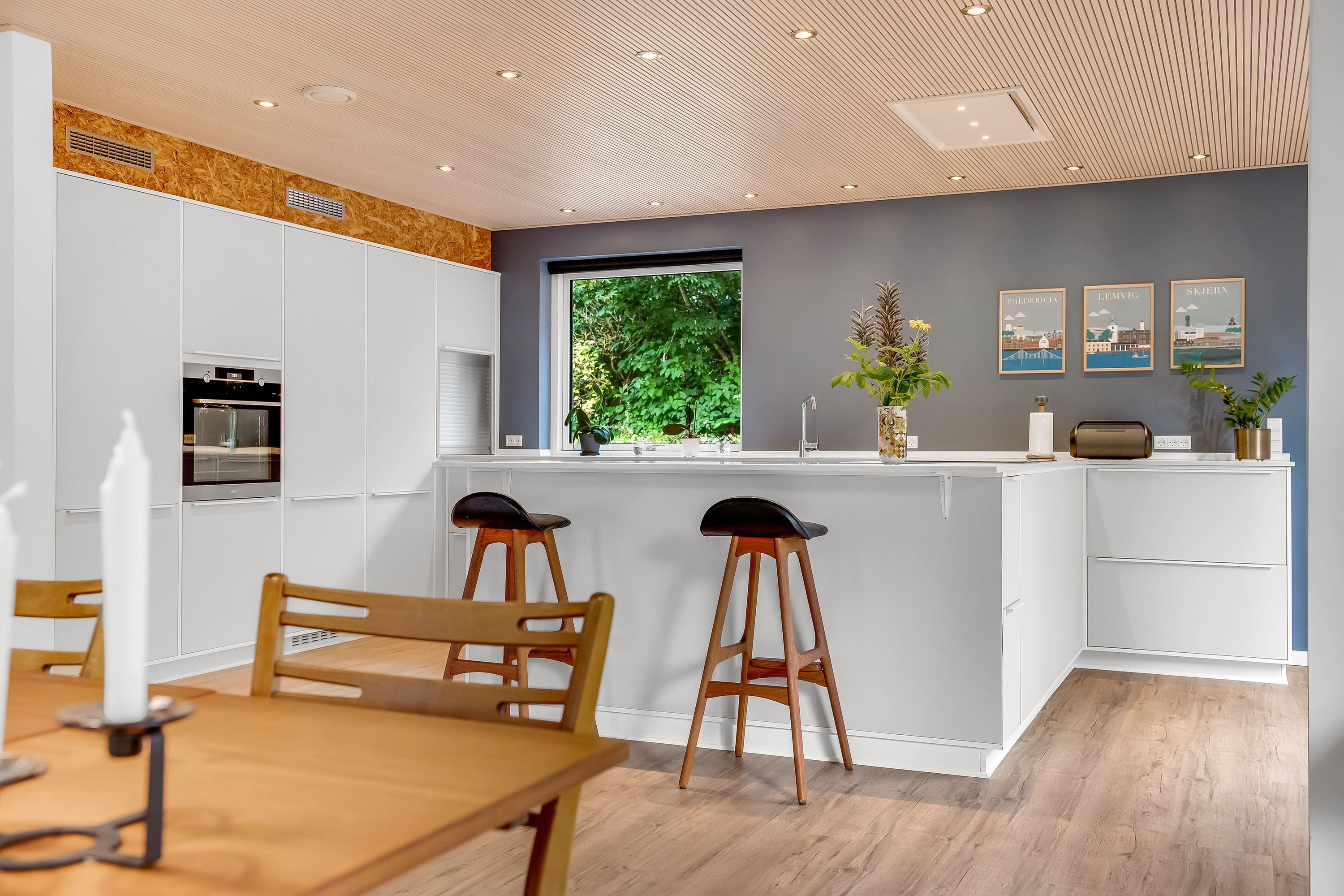 Fremhævet køkken billede i fuldskærmstilstand. Billede af Nylund 61, Nørlem, 7620 Lemvig