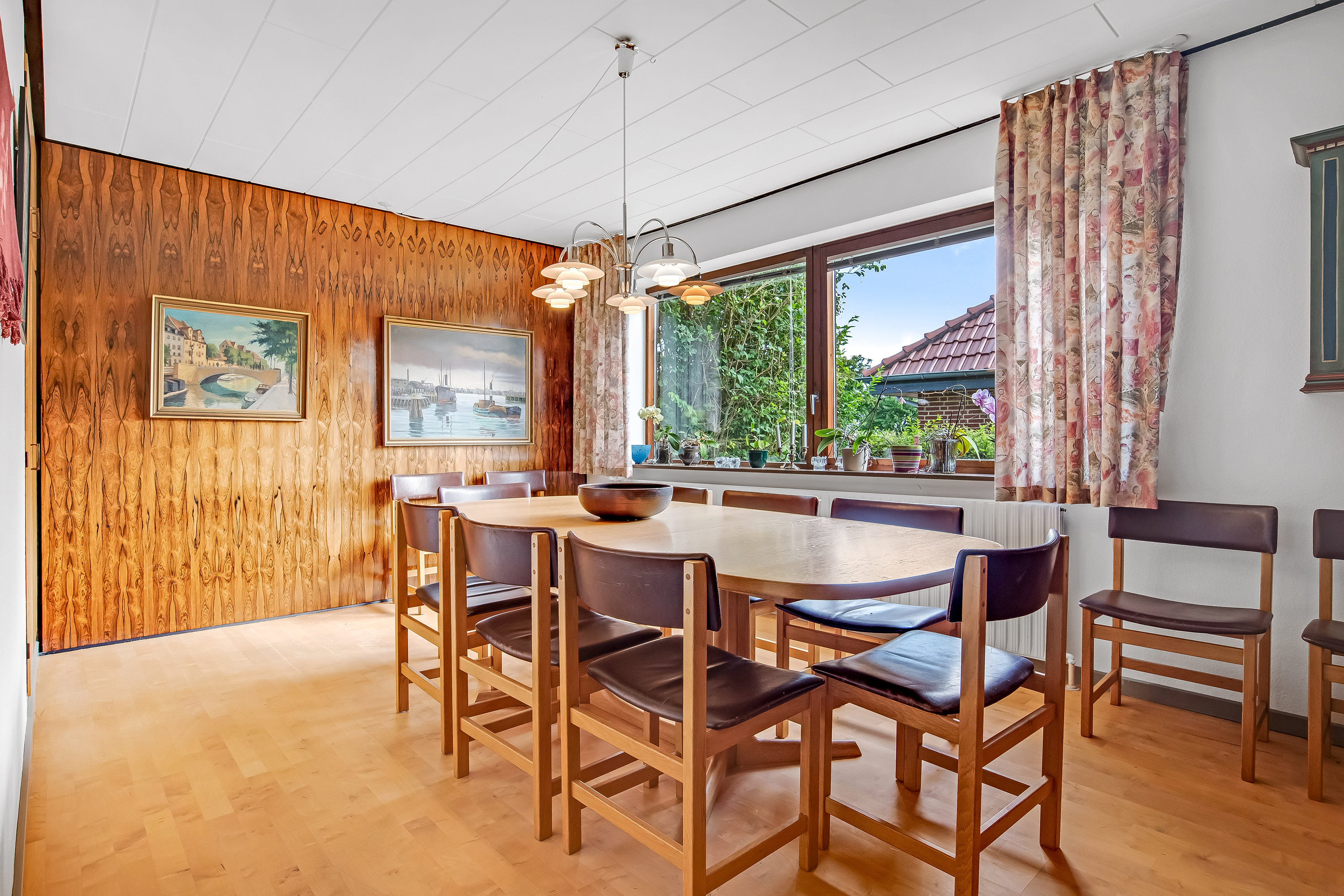 Fremhævet spisestue billede i fuldskærmstilstand. Billede af Nis Petersens Vej 22, 7620 Lemvig