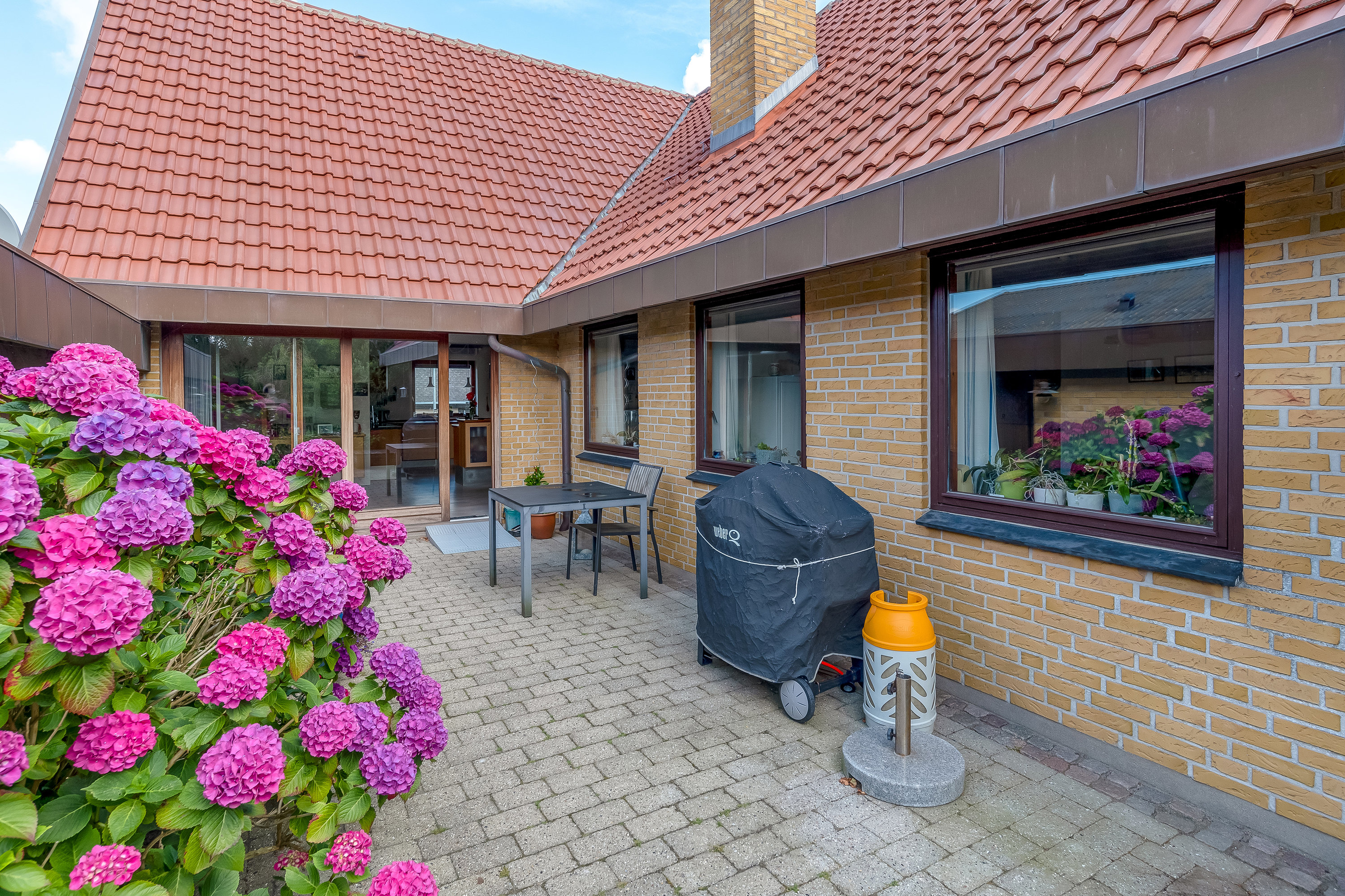 Fremhævet terrasse billede i fuldskærmstilstand. Billede af Nis Petersens Vej 22, 7620 Lemvig