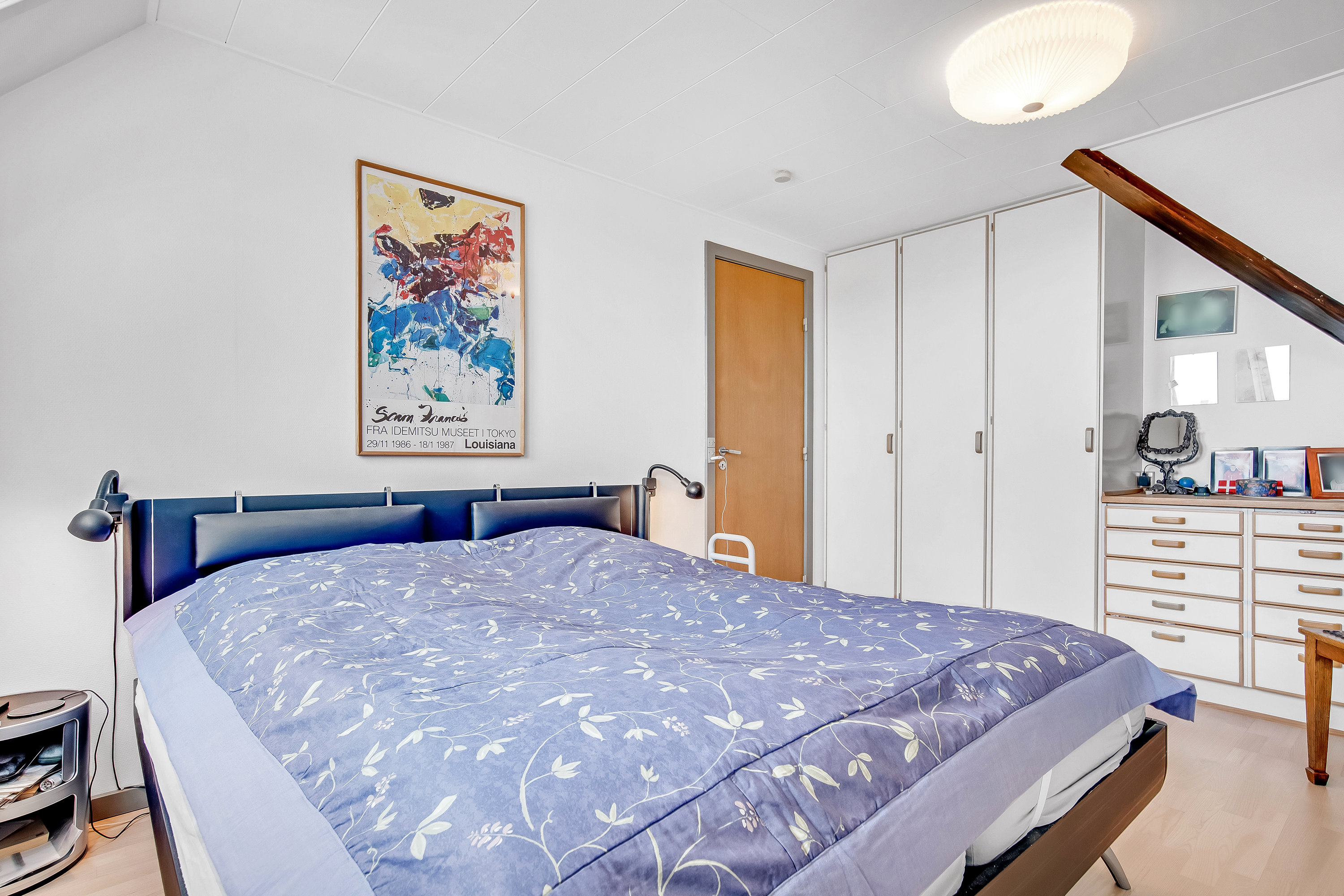 Fremhævet soveværelse billede i fuldskærmstilstand. Billede af Nis Petersens Vej 22, 7620 Lemvig