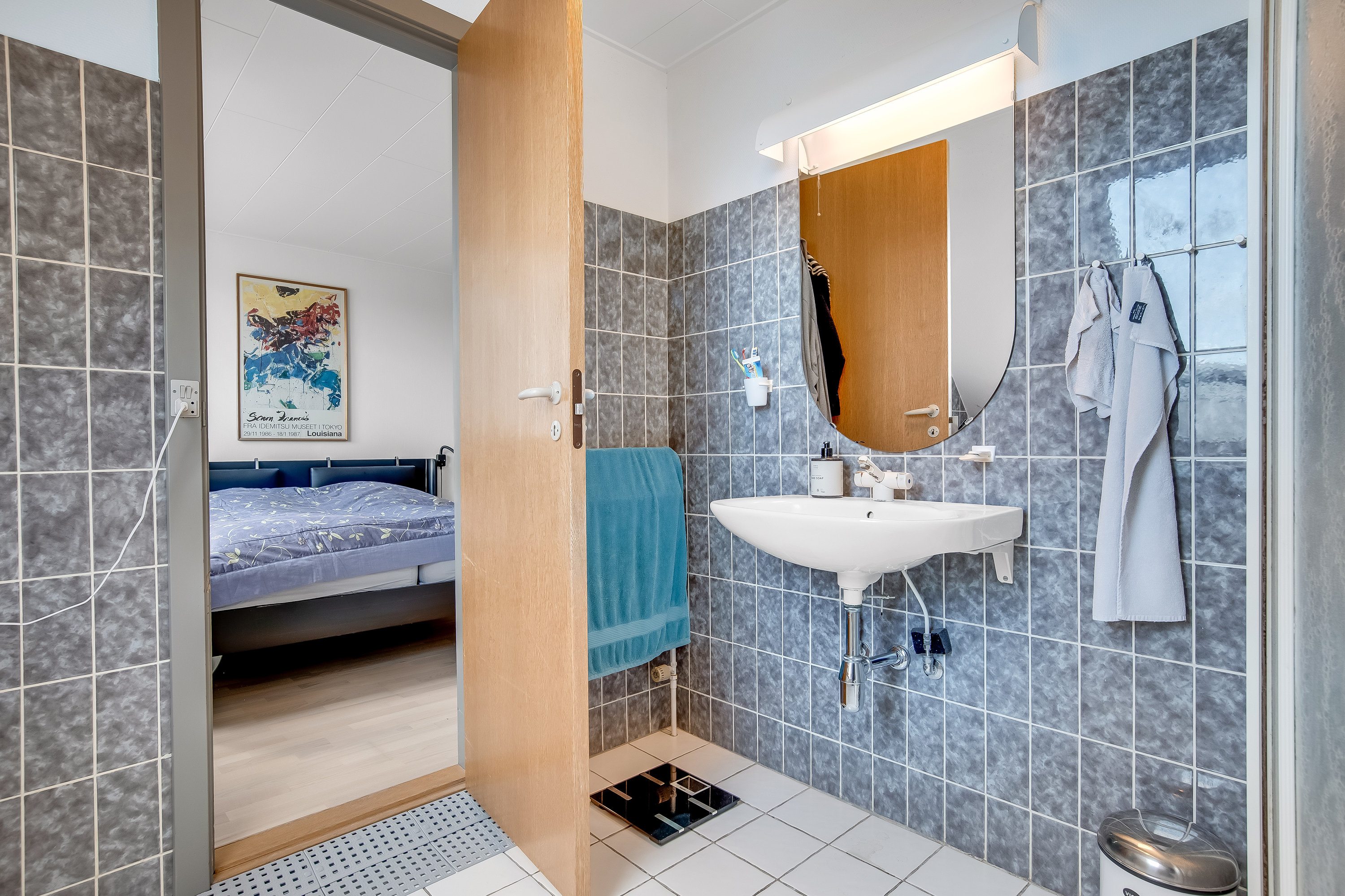 Fremhævet badeværelse billede i fuldskærmstilstand. Billede af Nis Petersens Vej 22, 7620 Lemvig