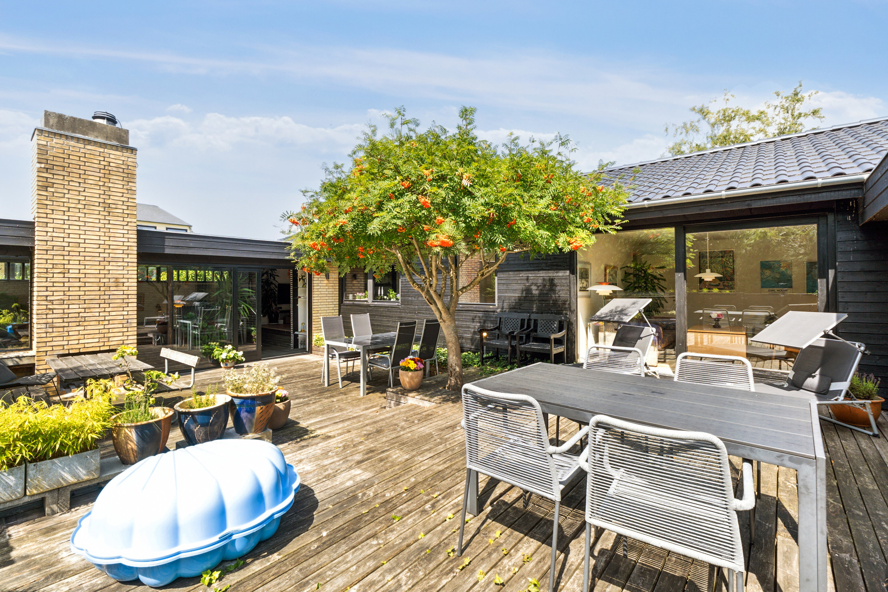 Fremhævet terrasse billede i fuldskærmstilstand. Billede af Grønlundsvej 6, 4760 Vordingborg