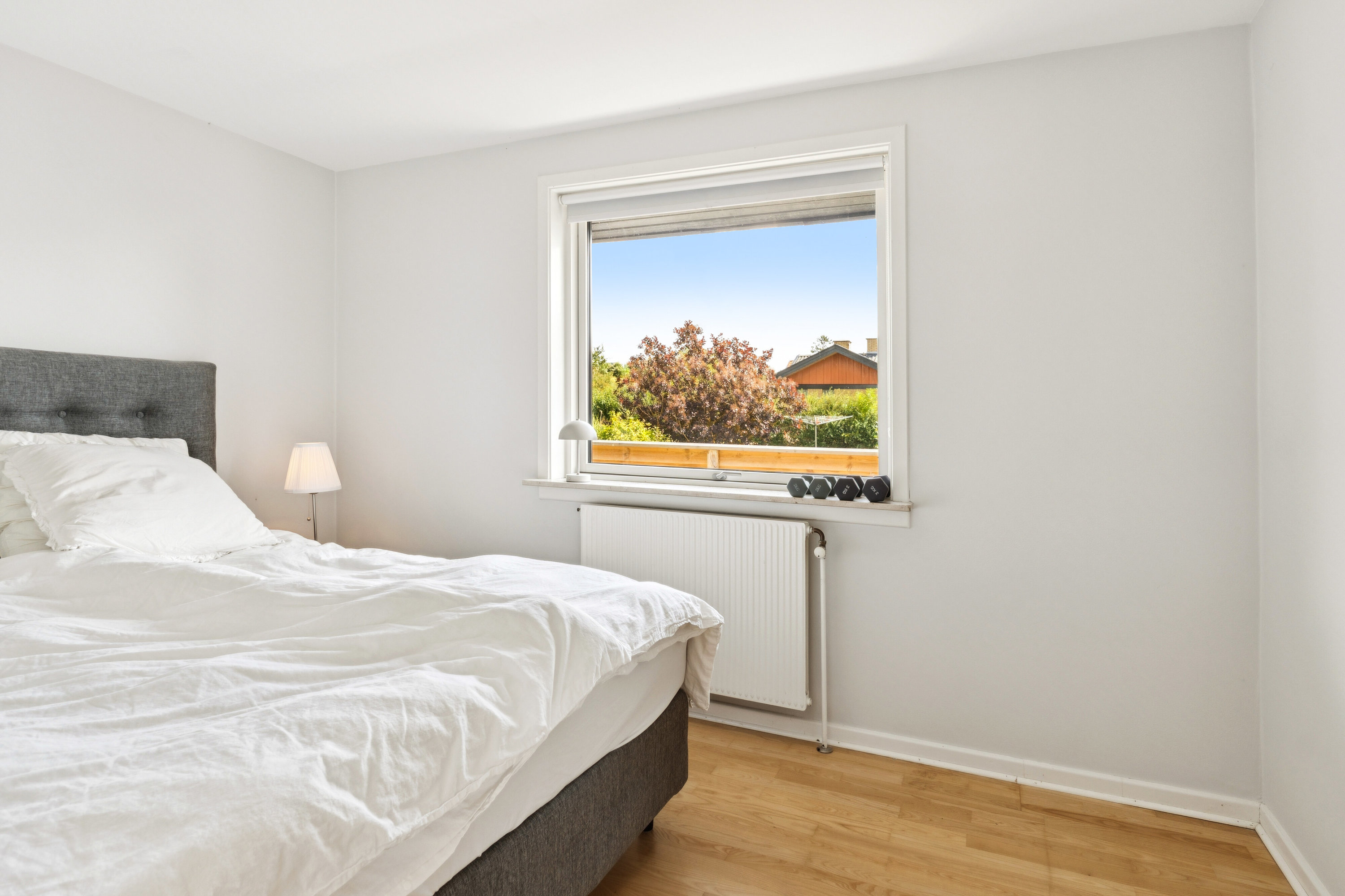 Fremhævet soveværelse billede i fuldskærmstilstand. Billede af Kajakvej 23, 4040 Jyllinge