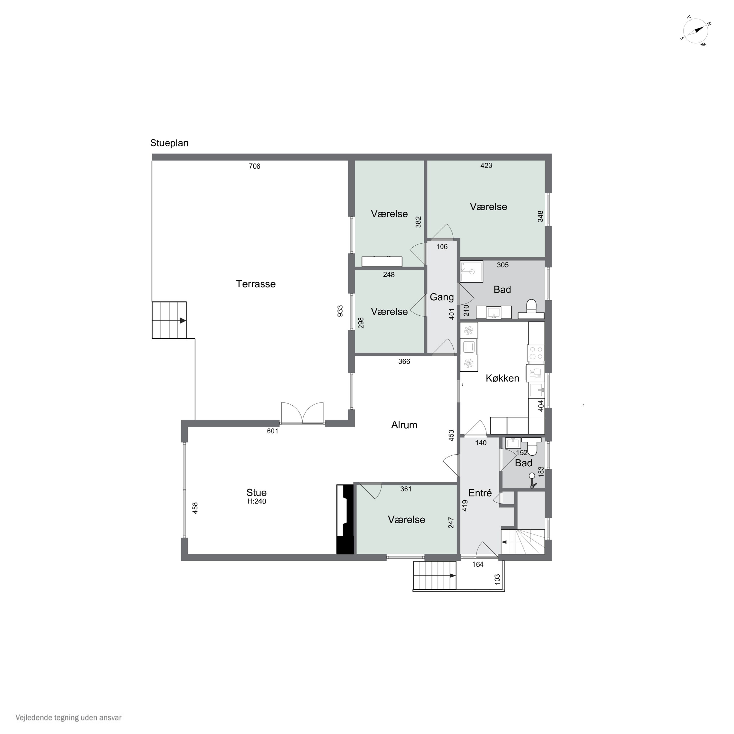 Plantegninger billede af Kajakvej 23, 4040 Jyllinge