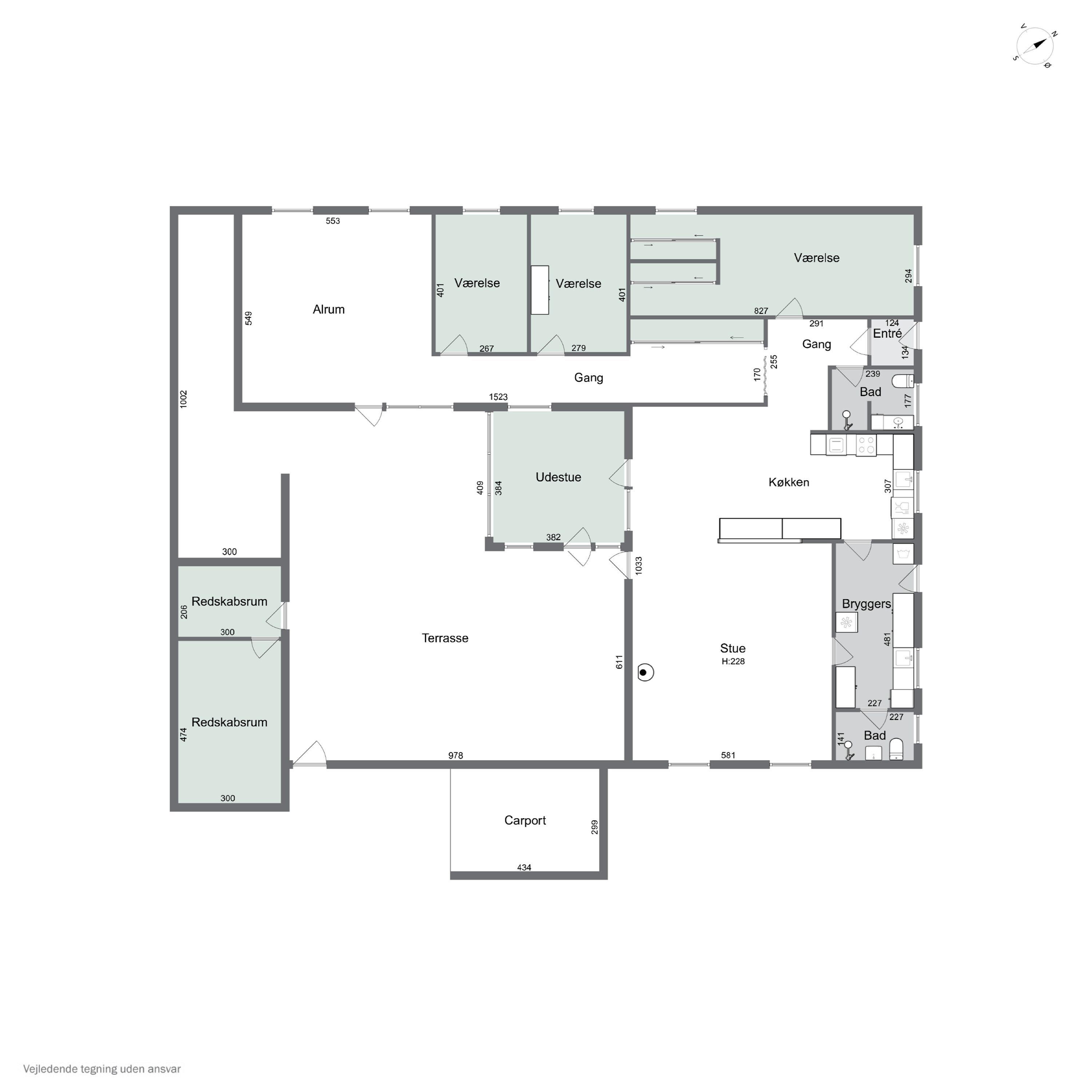 Plantegninger billede af Poul Gerness Vej 2, 7430 Ikast